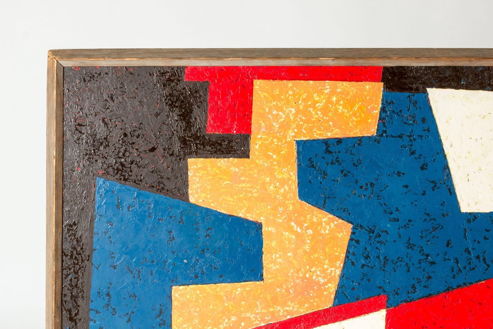Scandinavisch mid-century concreet schilderij, Harry Booström, Zweden, jaren 1950 photo furniture
