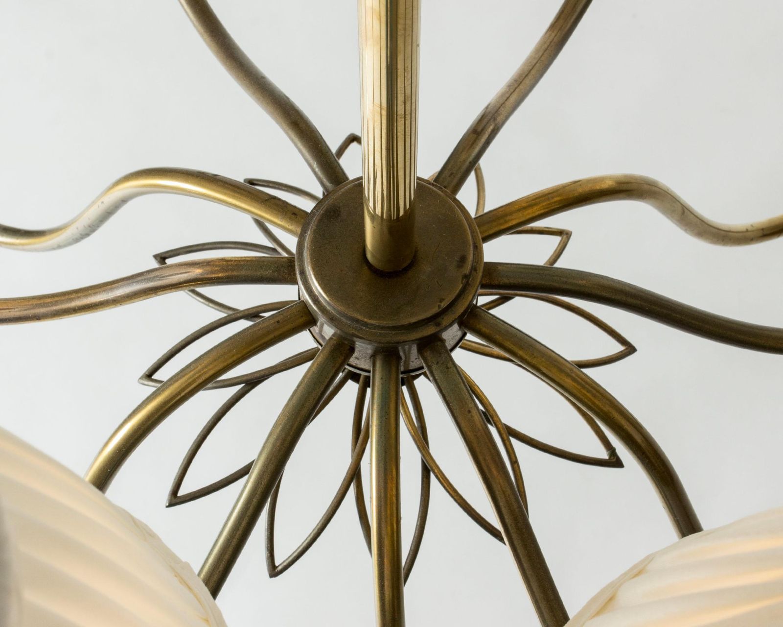 Modernistische hanglamp van Hans Bergström, Ateljé Lyktan, Zweden, jaren 1940 photo buy