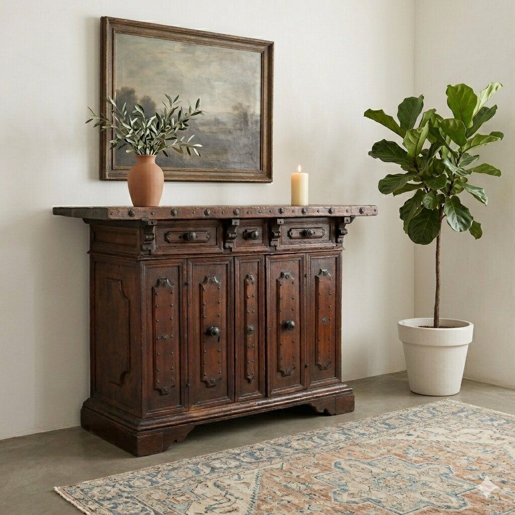 Buffet baroque émilien en orme, début du XVIIIe siècle photo furniture