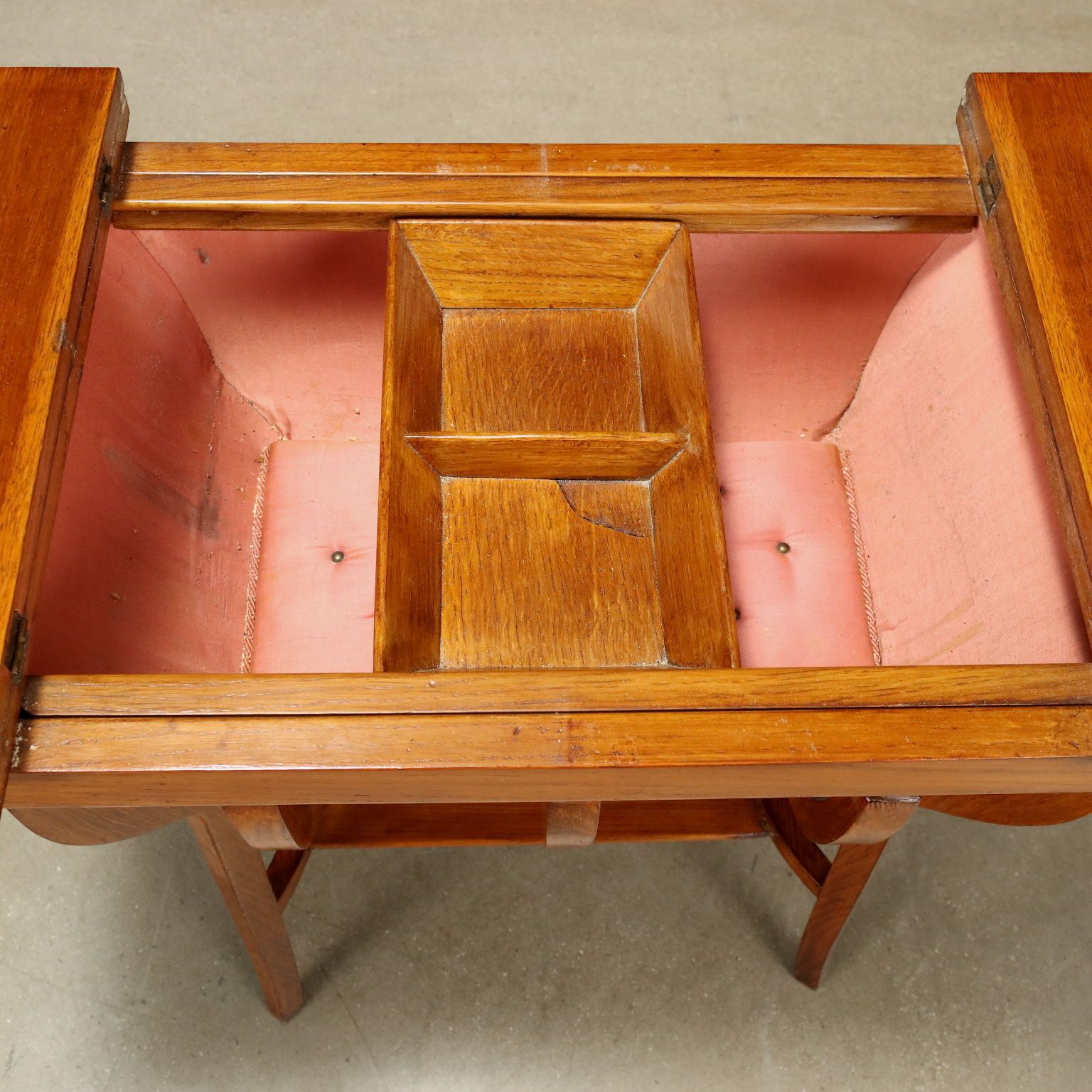 Salontafel Art Nouveau Stof Openklapbaar Blad XX Eeuw photo Meubels