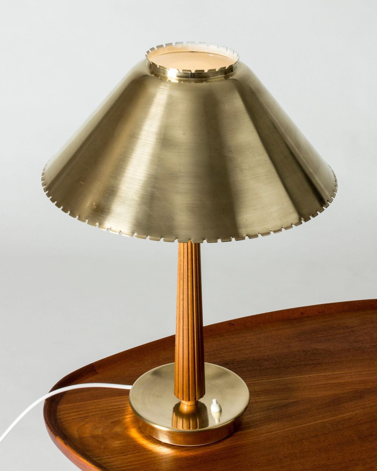 Modernist Table Lamp By Hans Bergström, Ateljé Lyktan, Sweden, 1940s photo furniture