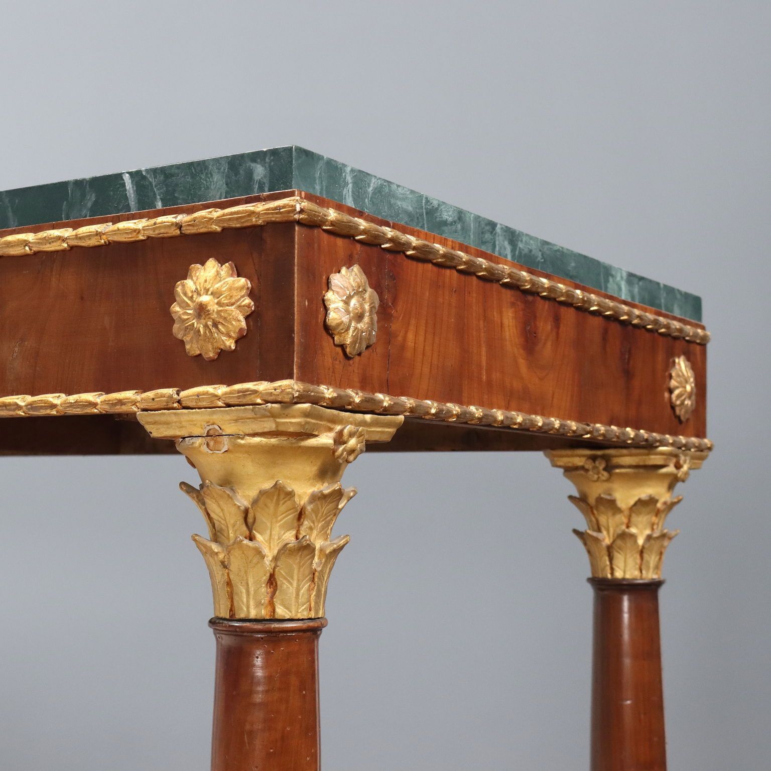 Empire Consoletafel Vurenhout Kersenhout Italië 19e Eeuw photo 7640.0