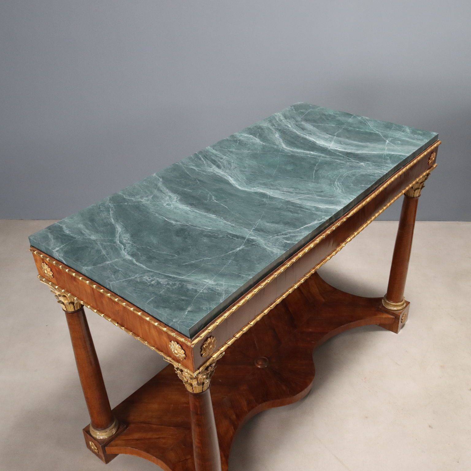 photo vinterior Empire Console Fir Cherrywood Italy XIX Century