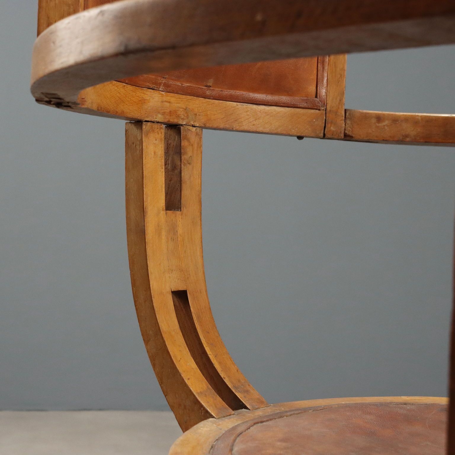 Art Nouveau eiken fauteuil photo Meubels
