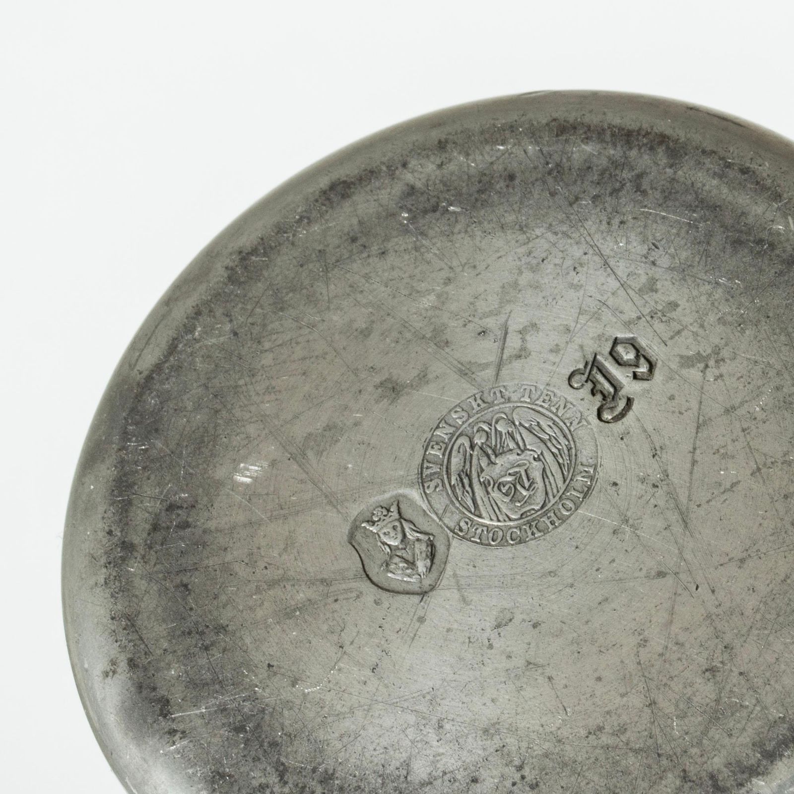 Pot en étain mid-century scandinave par Estrid Ericson, Svenskt Tenn, Suède, 1954 photo 1636.0