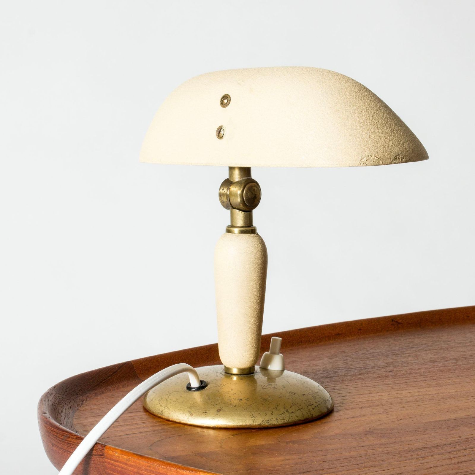 Lampe de bureau moderniste par Bertil Brisborg, NK, Suède, années 1940 photo furniture