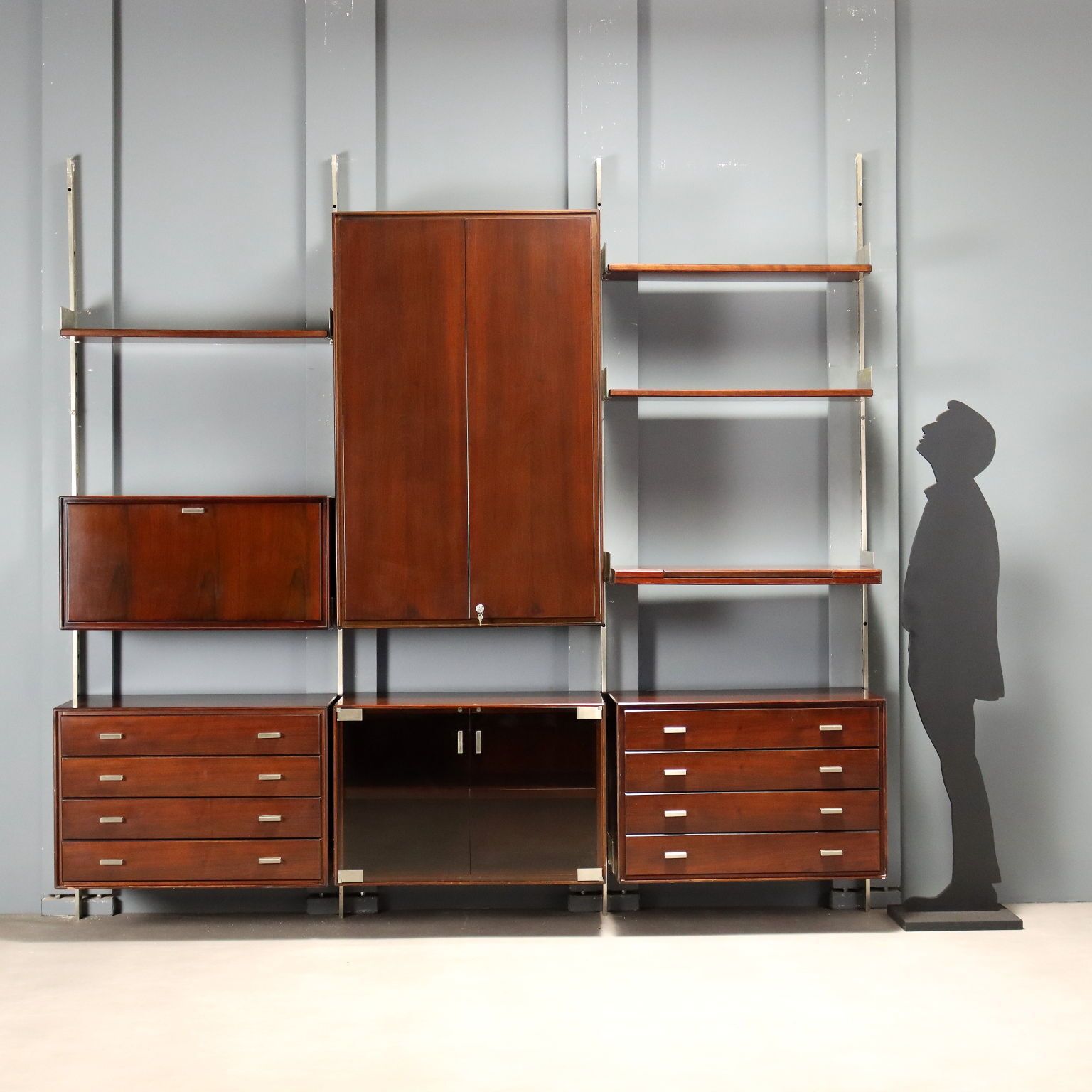 Bibliothèque vintage Formanova Design G. Moscatelli, Italie, années 1970 photo for sale