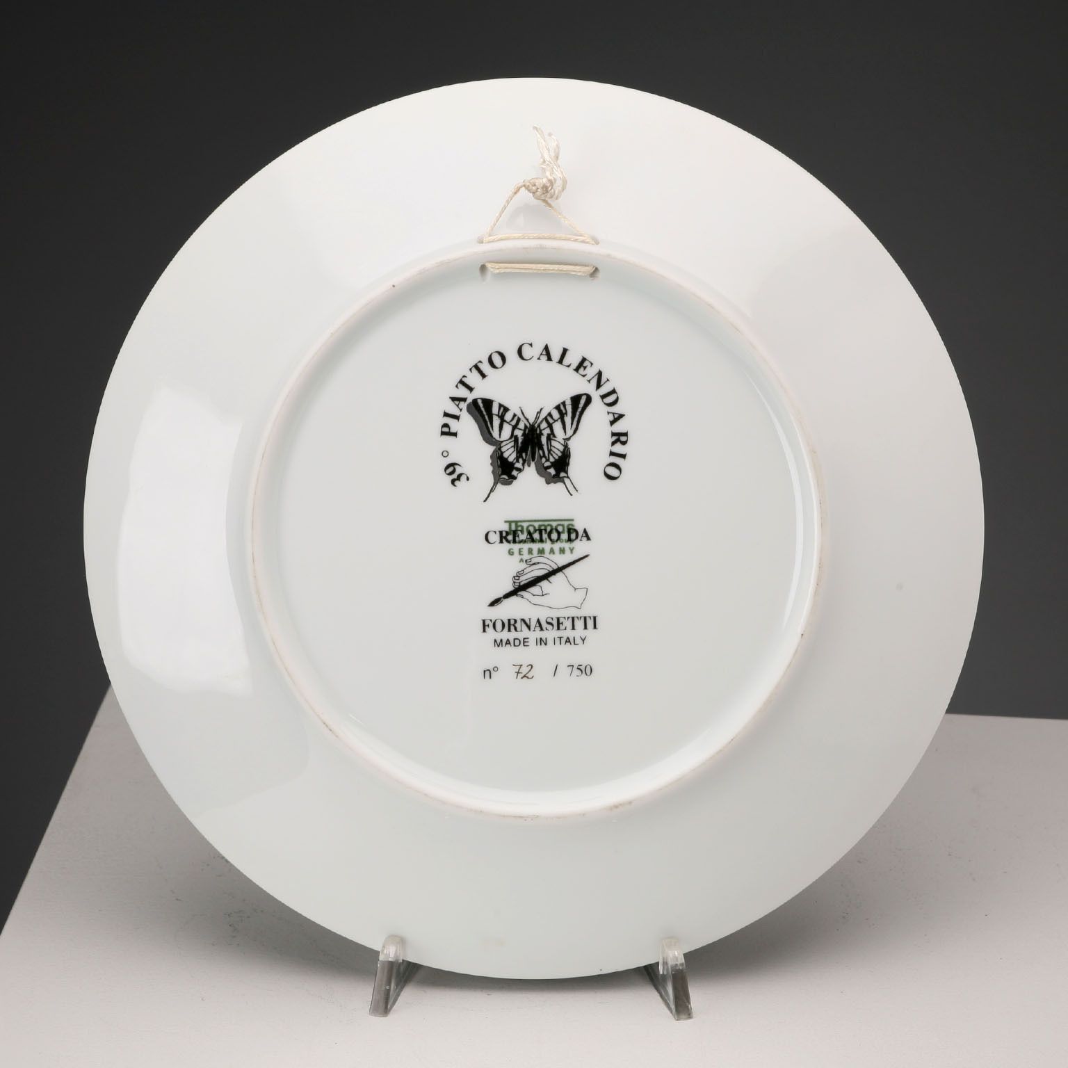 Piero Fornasetti Plate, Calendar Series photo buy