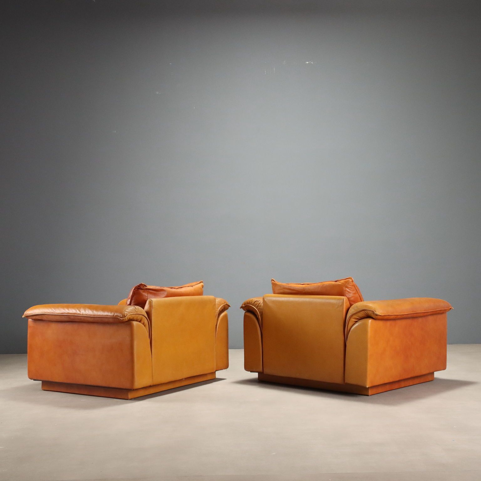 photo for sale Leather Armchairs From The '70s '80s