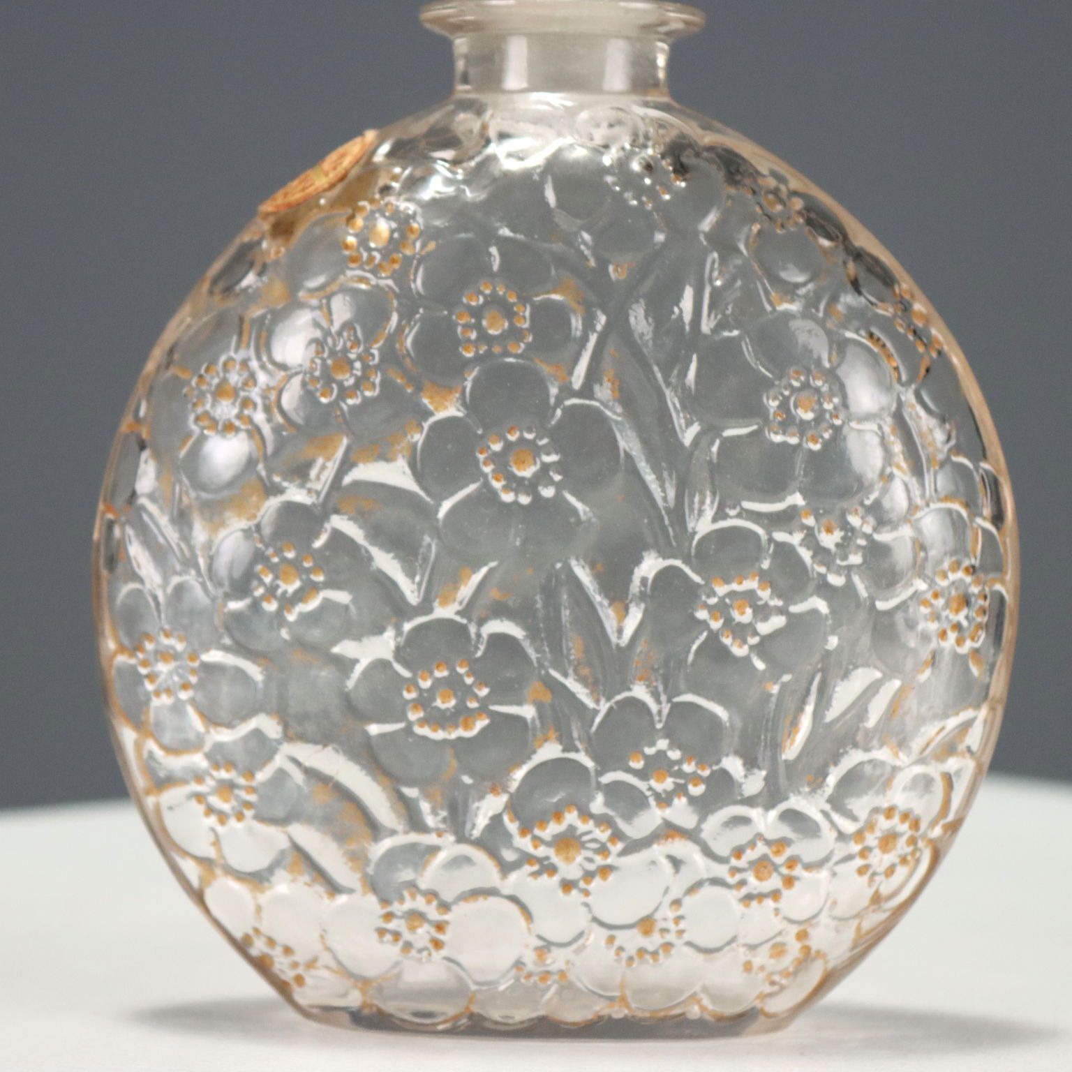 Le Lys Bottle For D'orsay René Lalique Glass France Early XX Century photo Home Decor