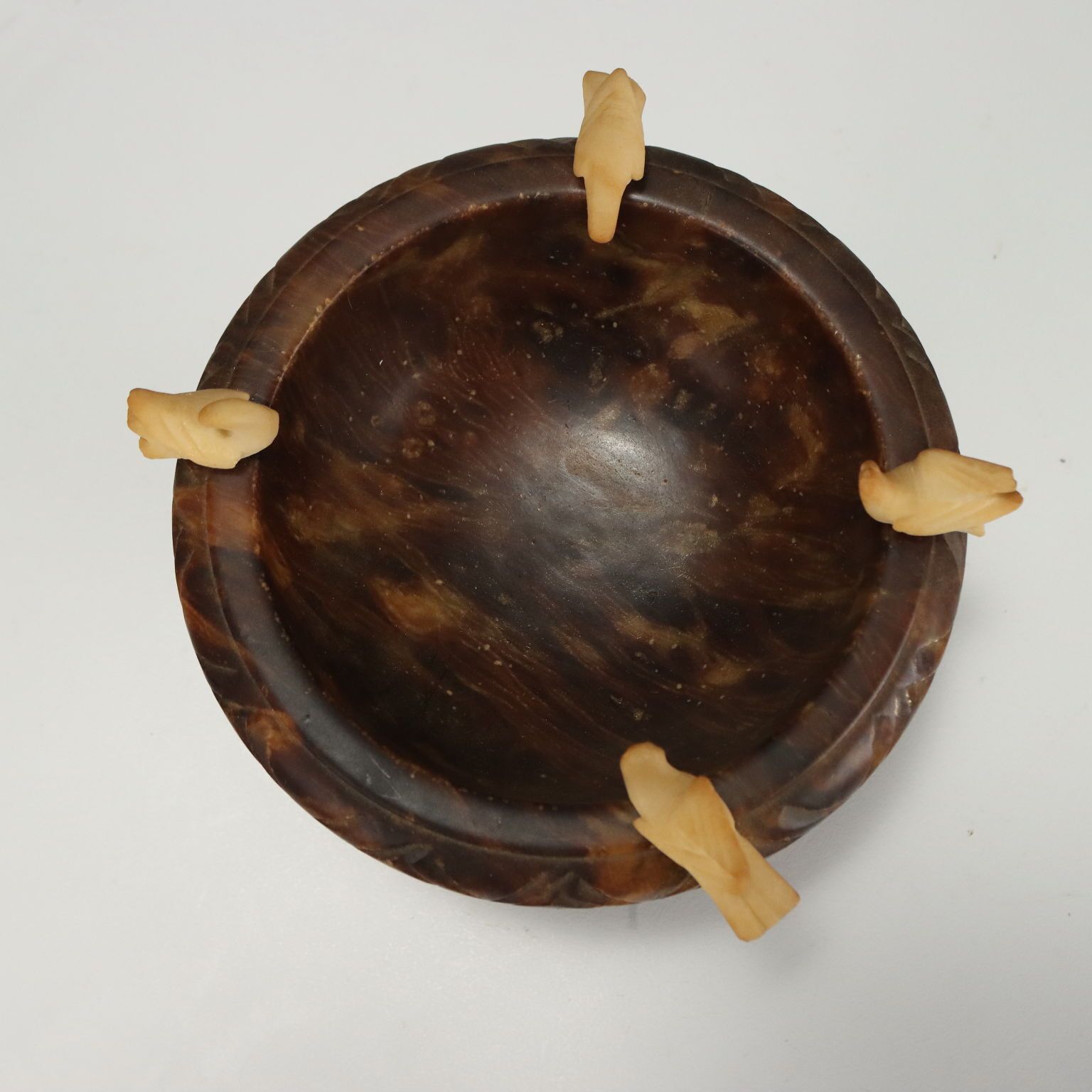 Alabaster And Onyx Centrepiece Stand photo for sale