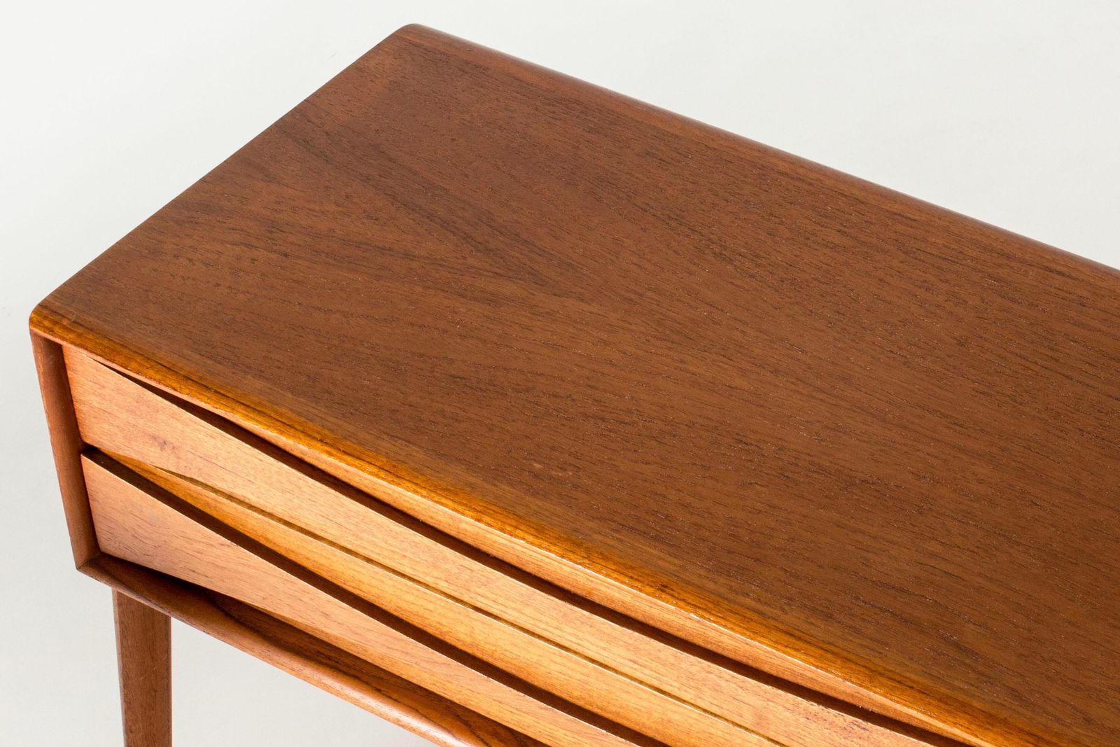 Midcentury Modern Teak Bedside Tables, Firma Glas & Trä, Sweden, 1950s photo Furniture