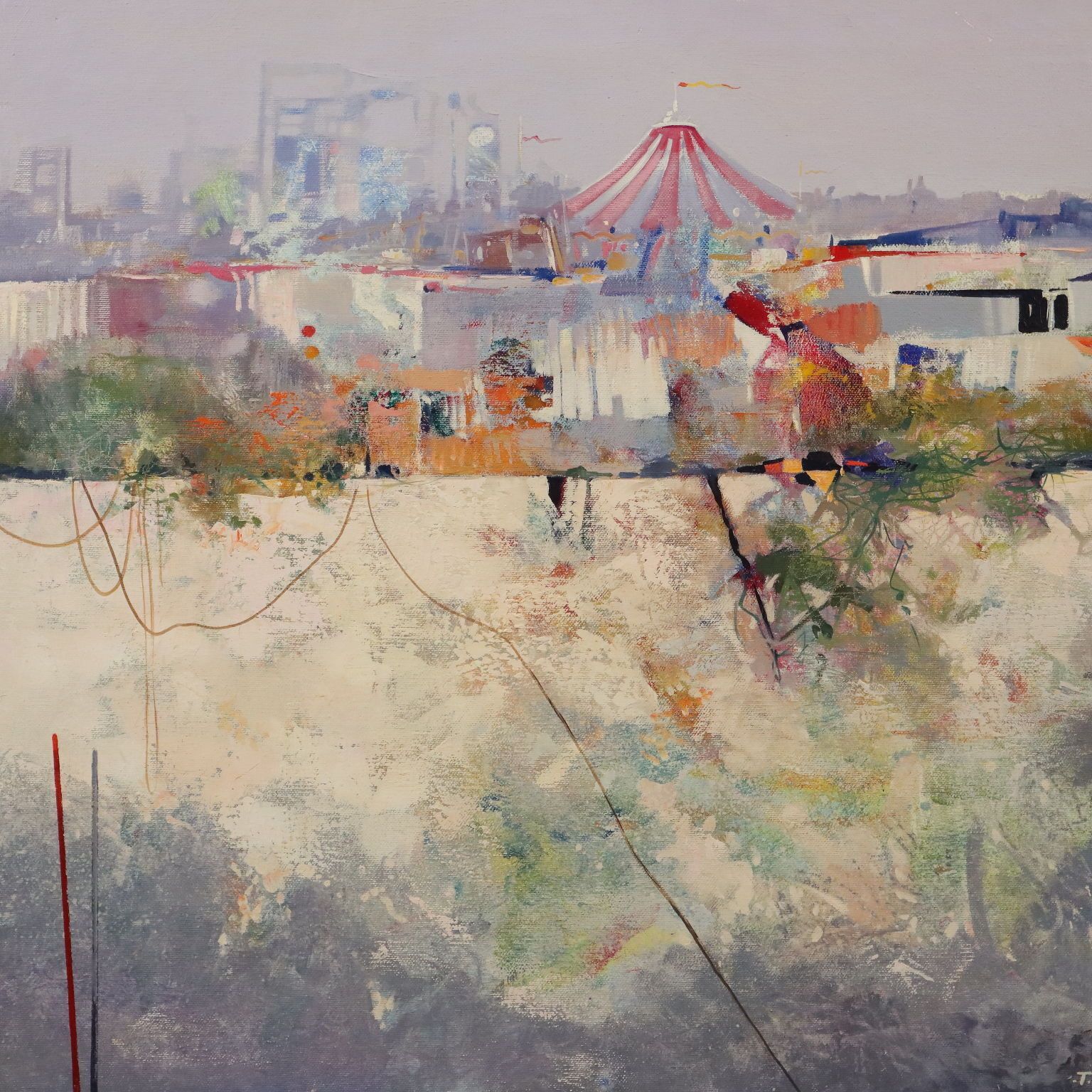 Contemporary Artwork Temistocle Scola Oil On Canvas XX Century photo for sale