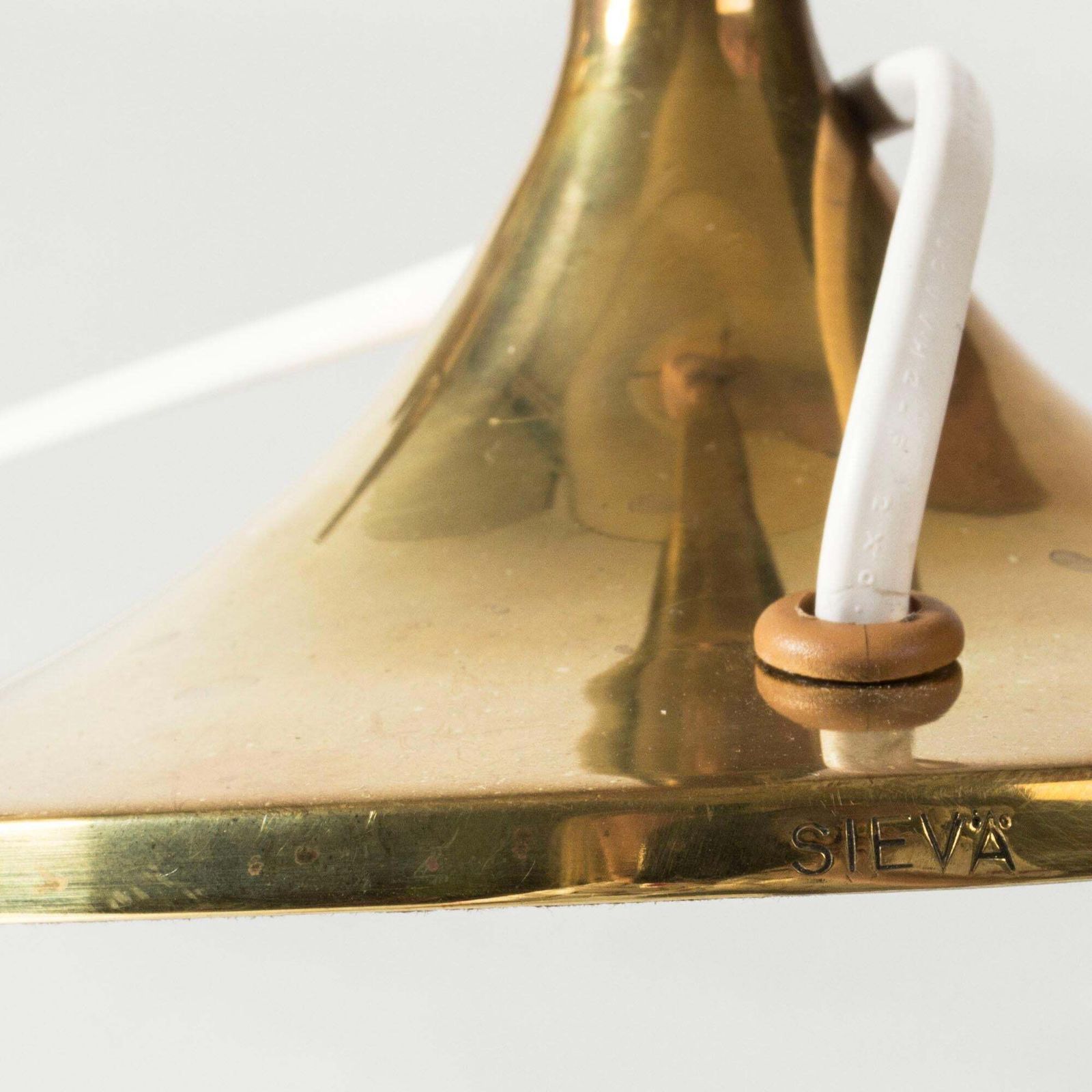 Modernist Brass Table Lamps By Kai Ruokonen For Sievä Oy, Finland, 1970s photo buy