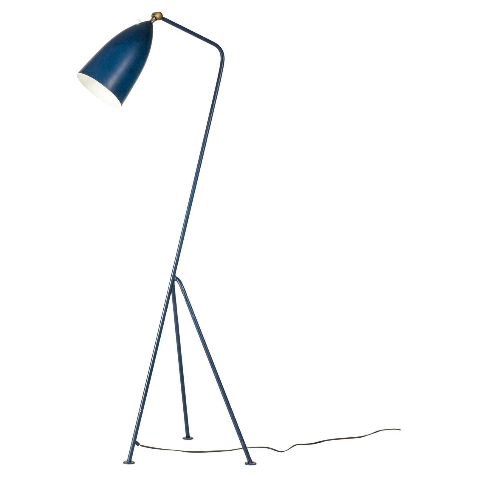 Vintage "Grasshopper" Floor Lamp, Greta Magnusson Grossman, Sweden, 1950s
