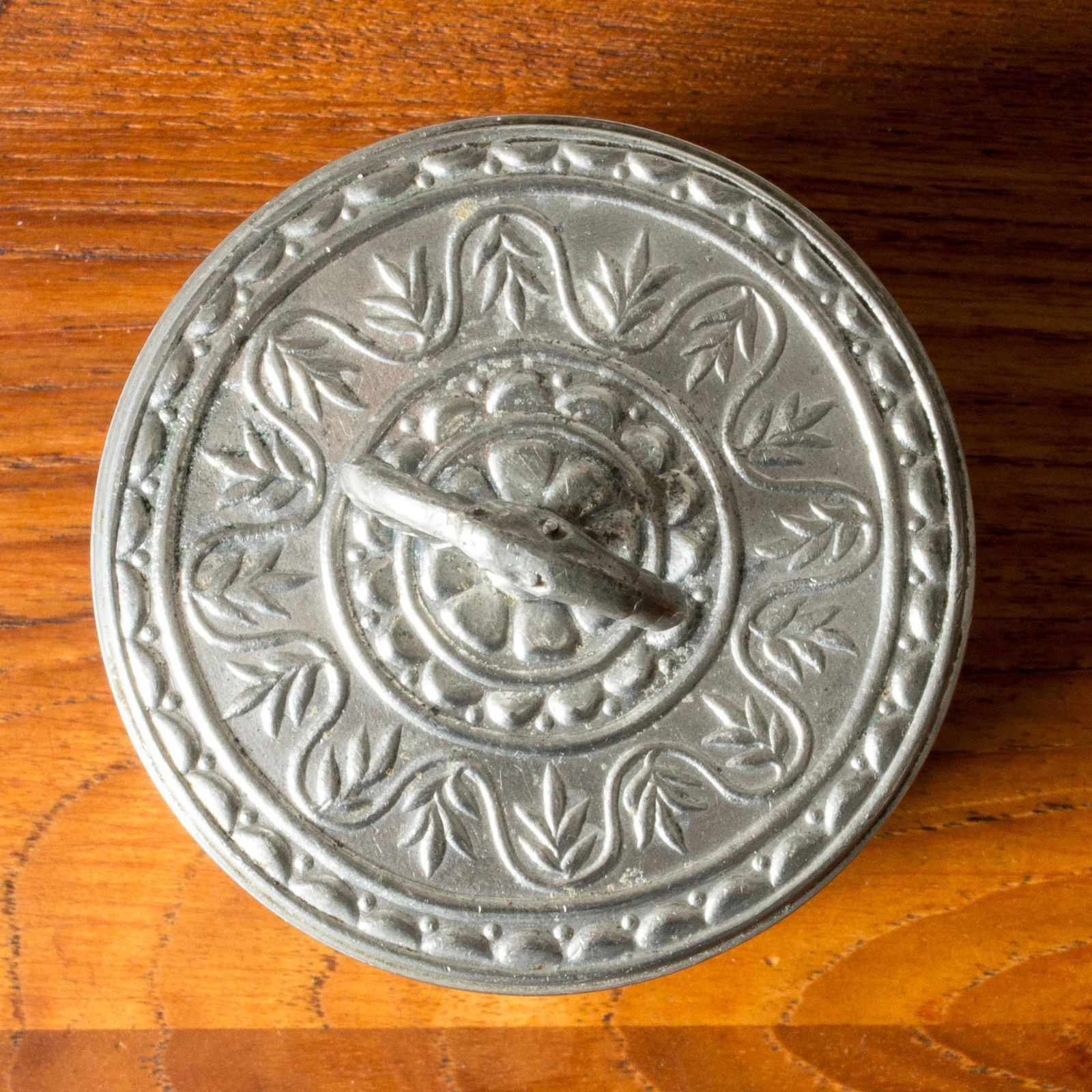 Midcentury Scandinavian Pewter Jar From Svenskt Tenn, Sweden, 1944 photo 2554.0