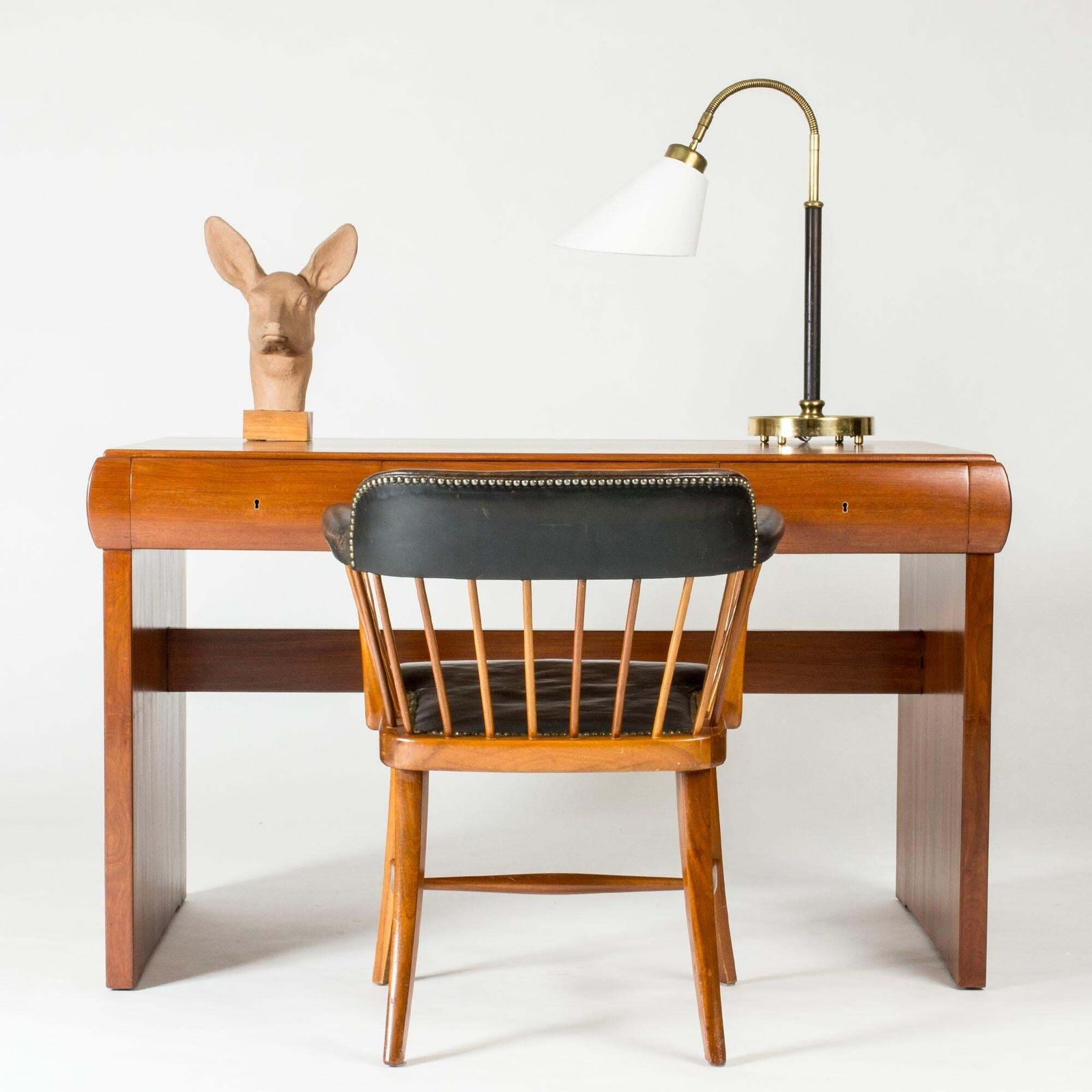 Danish Modern Desk By Ernst Kühn, Lysberg, Hansen & Therp, Danmark, 1930s photo furniture