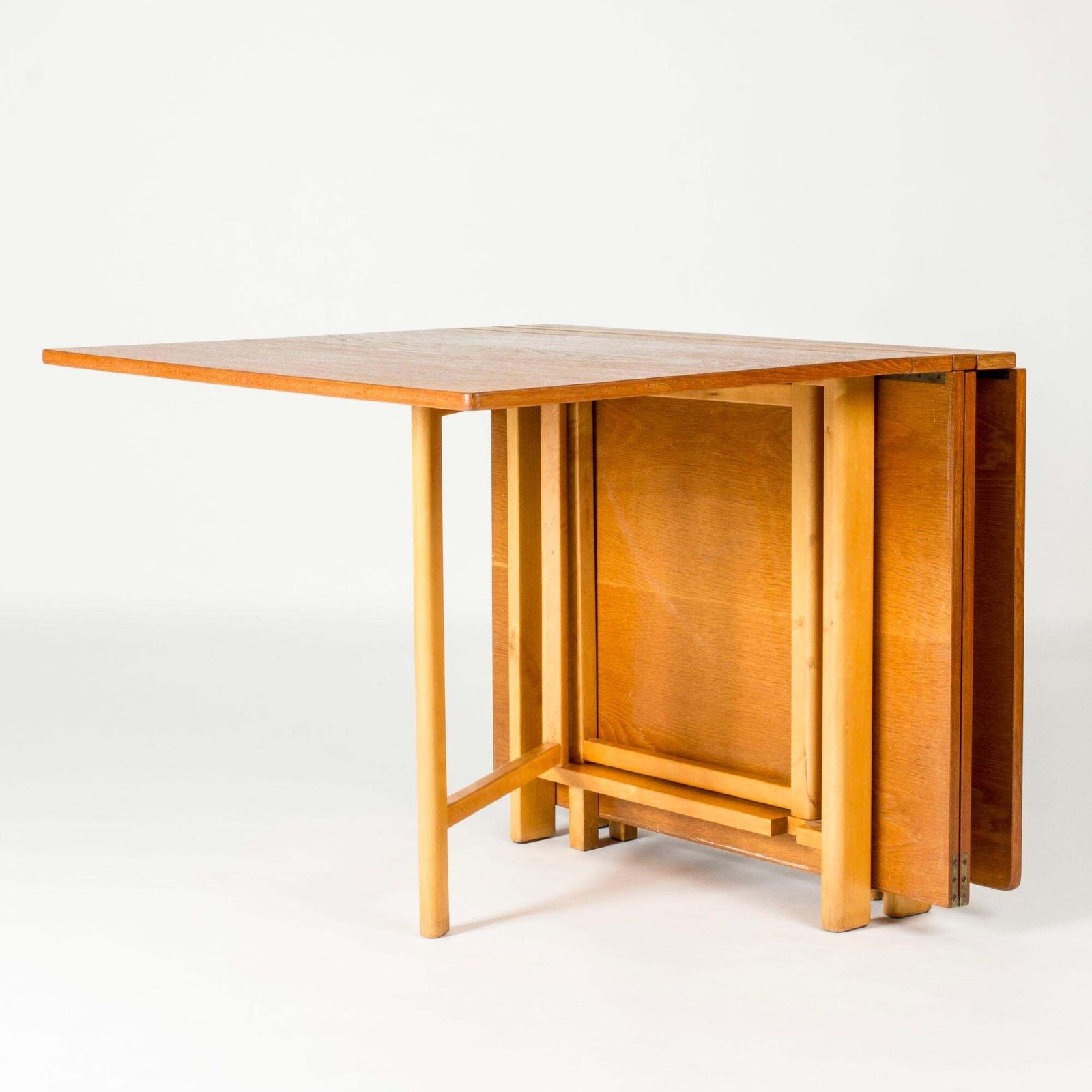 Maria eettafel van Bruno Mathsson, teak en beuk, jaren 1930, Zweden photo Meubels
