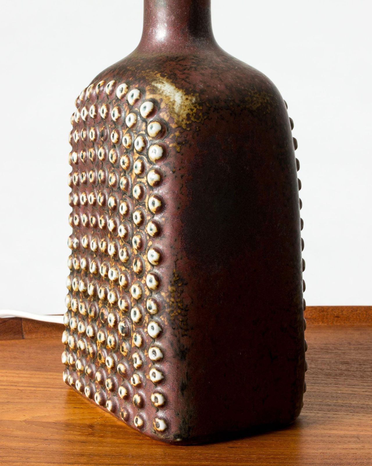 Modernist Mid Century Stoneware Table Lamp, Stig Lindberg, Gustavsberg, 1950s photo vinterior