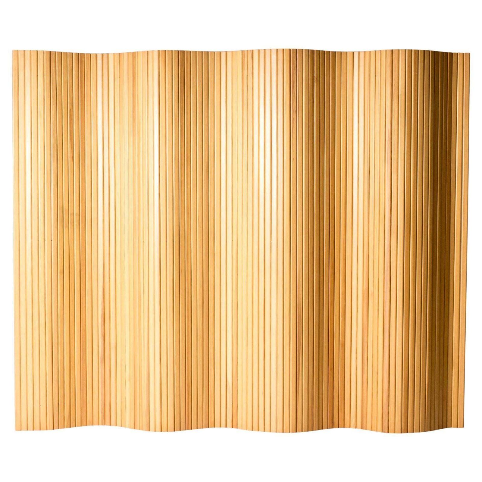 Pinewood Room Divider By Alvar Aalto For Artek, Finland, 1940s