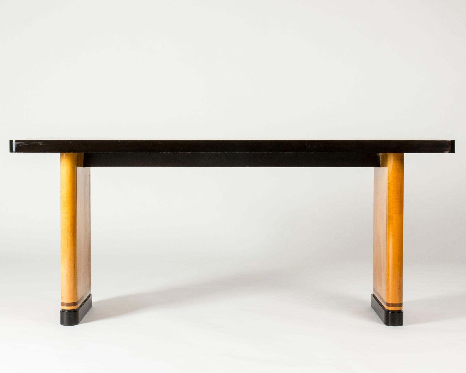 Table à manger/bureau « Corall », Axel Einar Hjorth pour Nordiska Kompaniet, Suède, années 1930 photo furniture