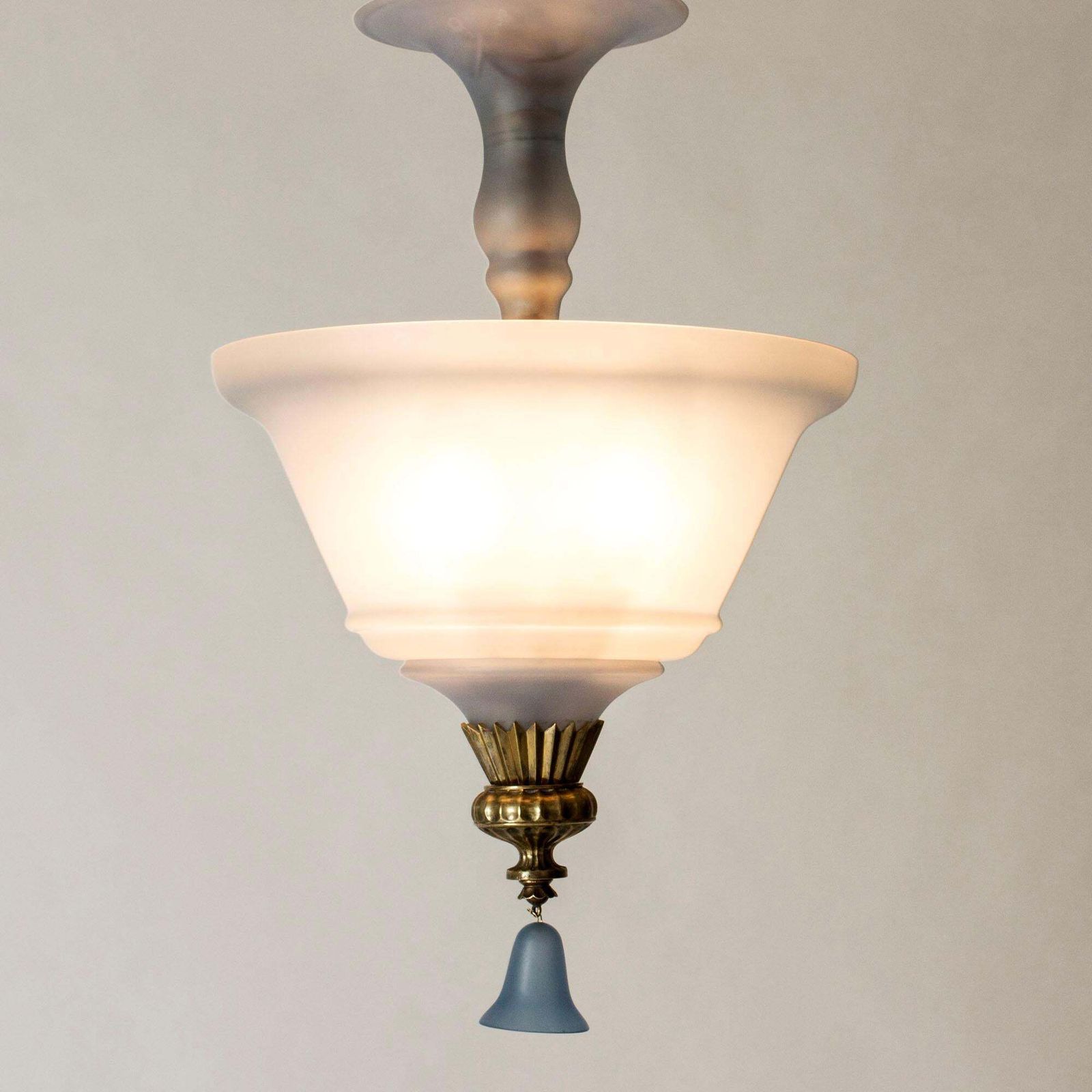 Swedish Grace plafondlamp, Simon Gate, Orrefors, Zweden, jaren 1920 photo furniture