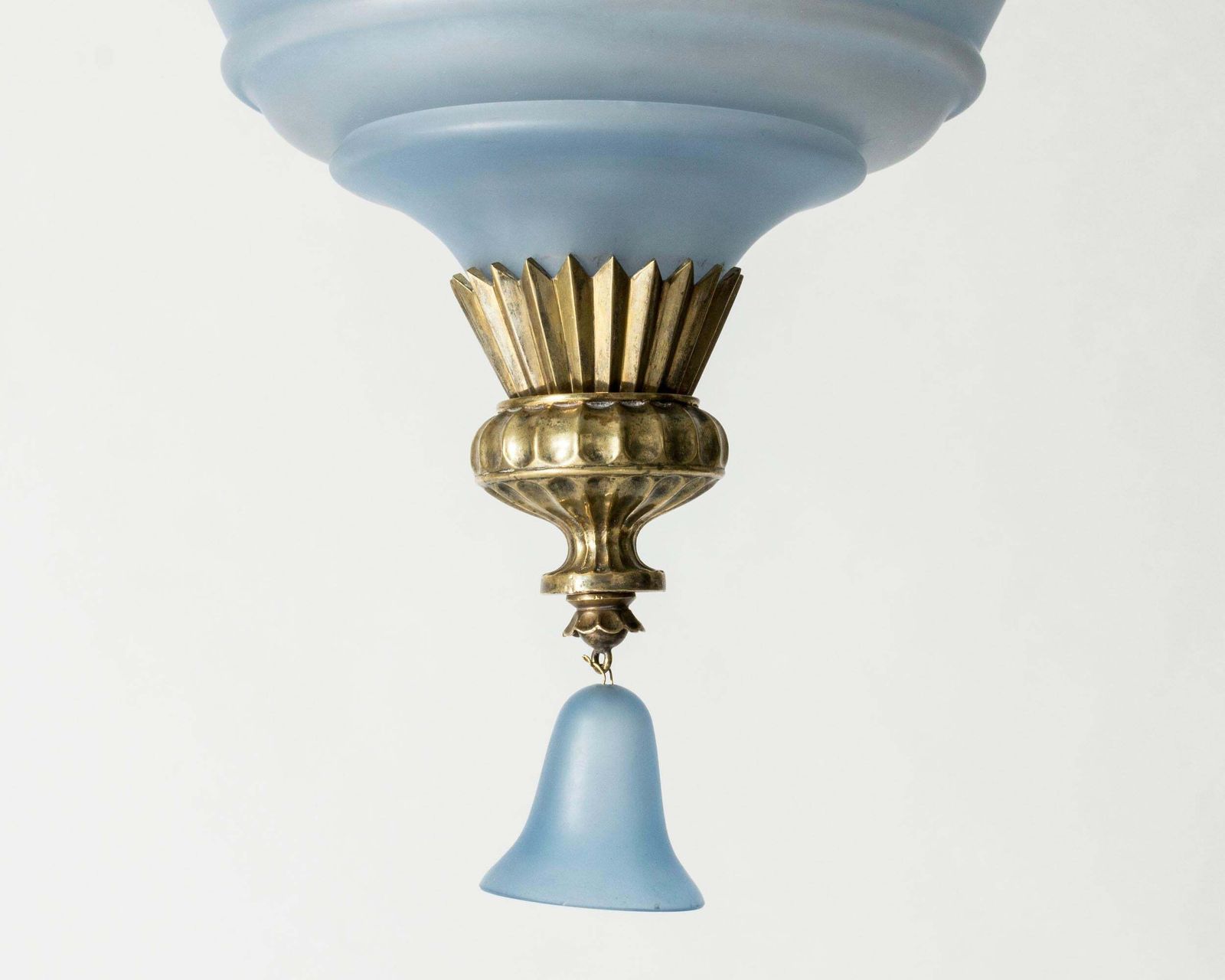 Swedish Grace Ceiling Light, Simon Gate, Orrefors, Sweden, 1920s photo 11132.0
