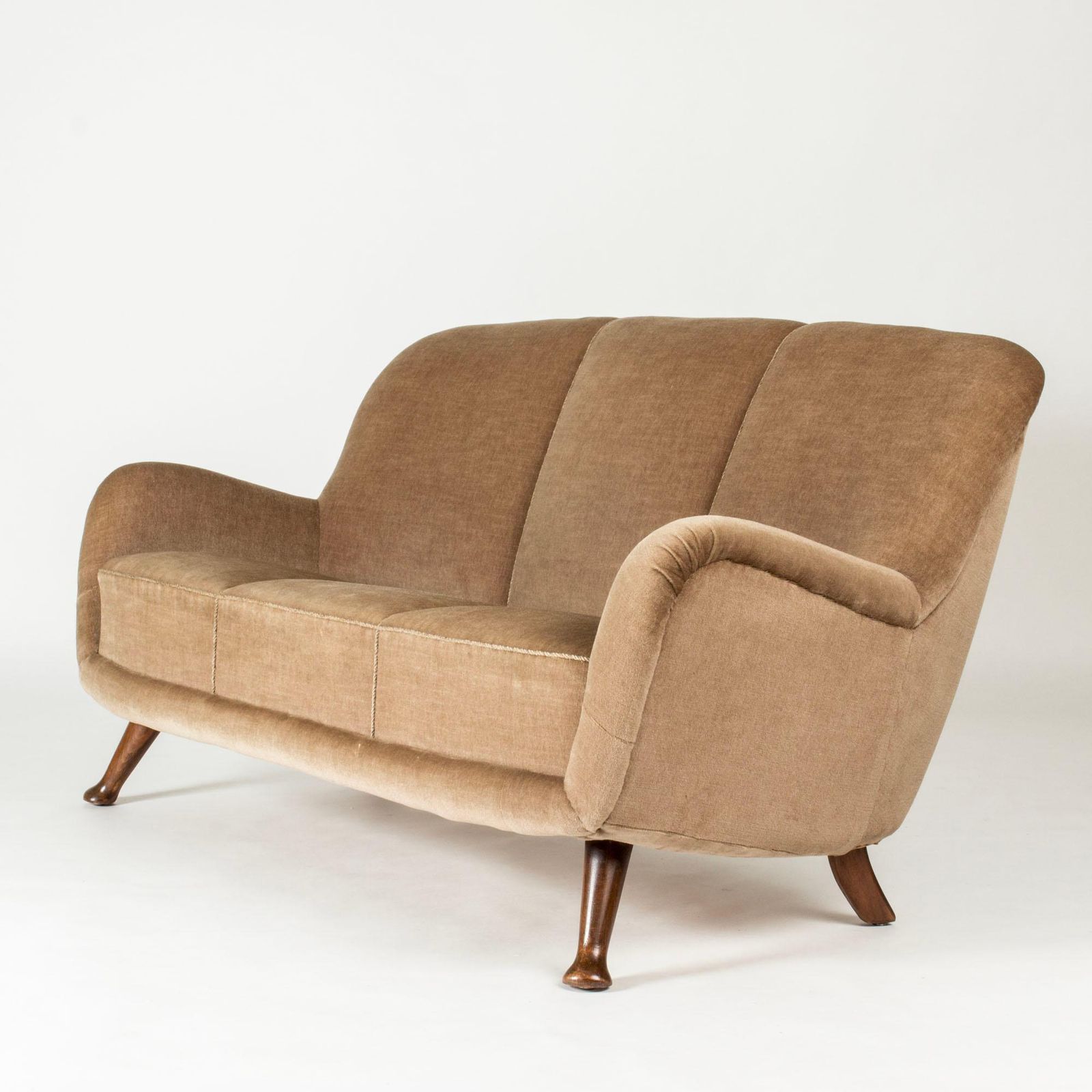 Canapé suédois moderne Berga Möbler, Suède, années 1940 photo for sale