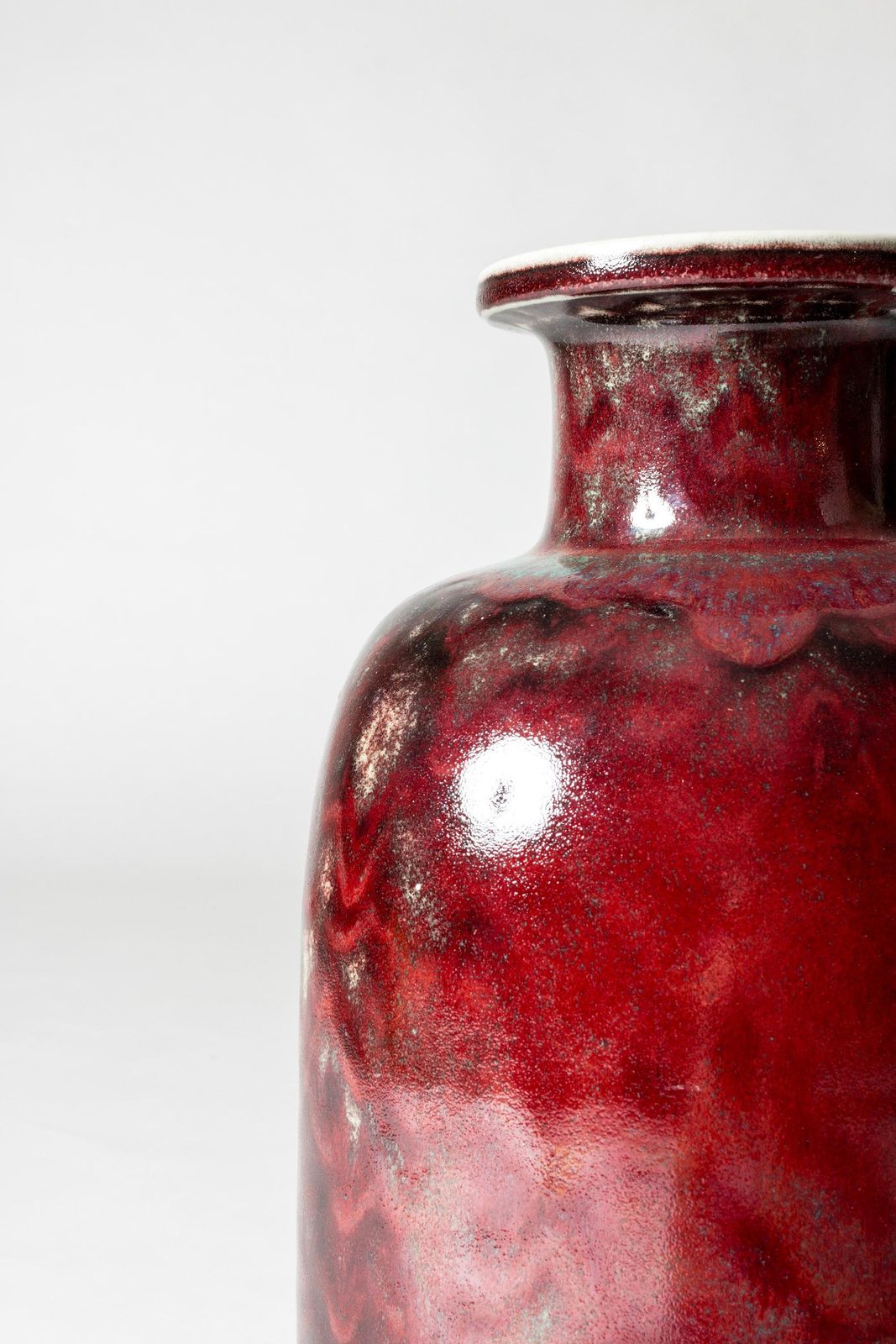 photo for sale Vase de sol unique en grès par Stig Lindberg, Gustavsberg, Suède, années 1960