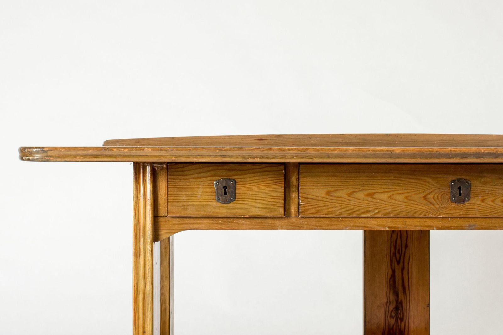 Art Nouveau Pine Desk By Carl Westman, Sweden, 1910s photo buy