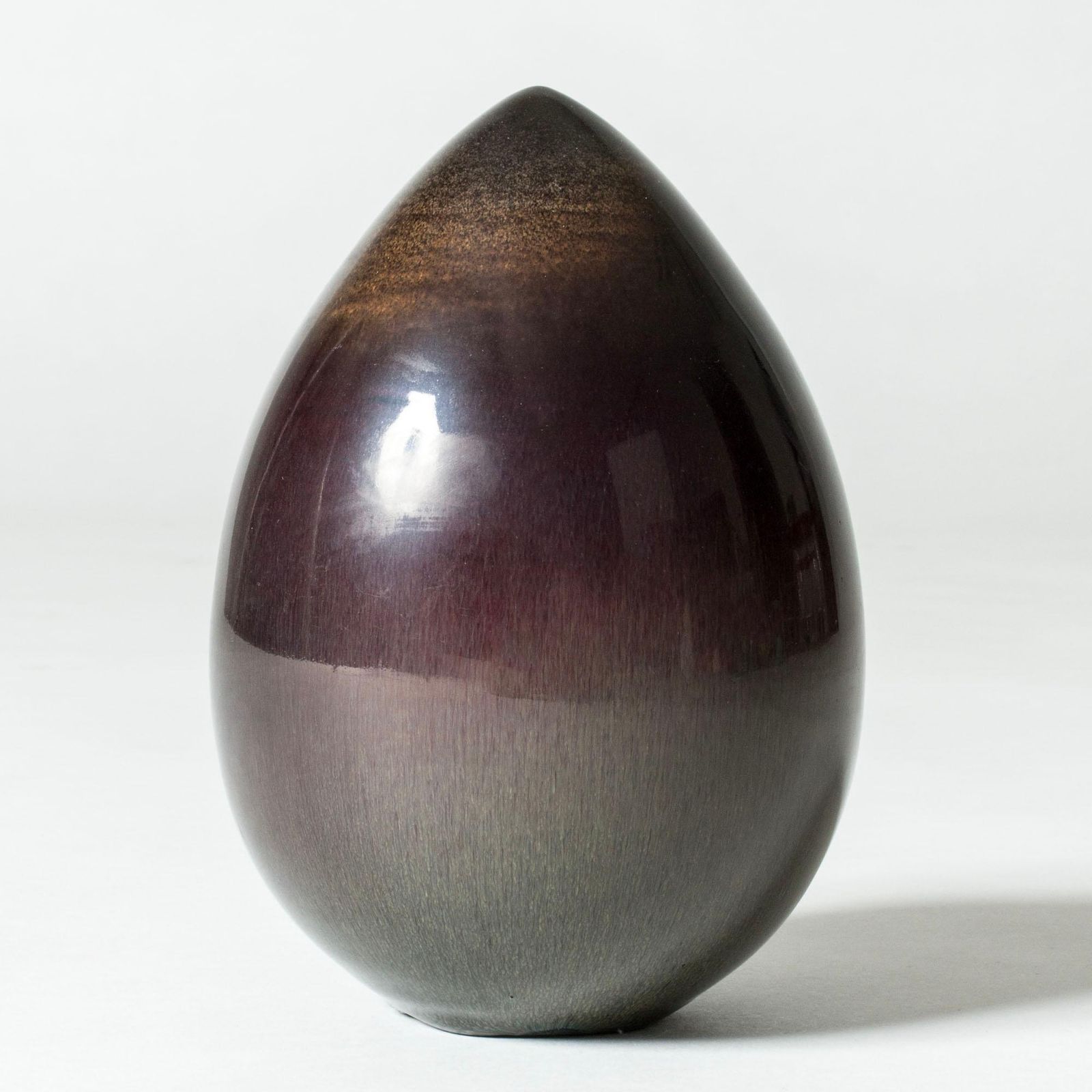 Vase en grès mid-century « Gnurgla » par Stig Lindberg, Gustavsberg, Suède, années 1950 photo vinterior