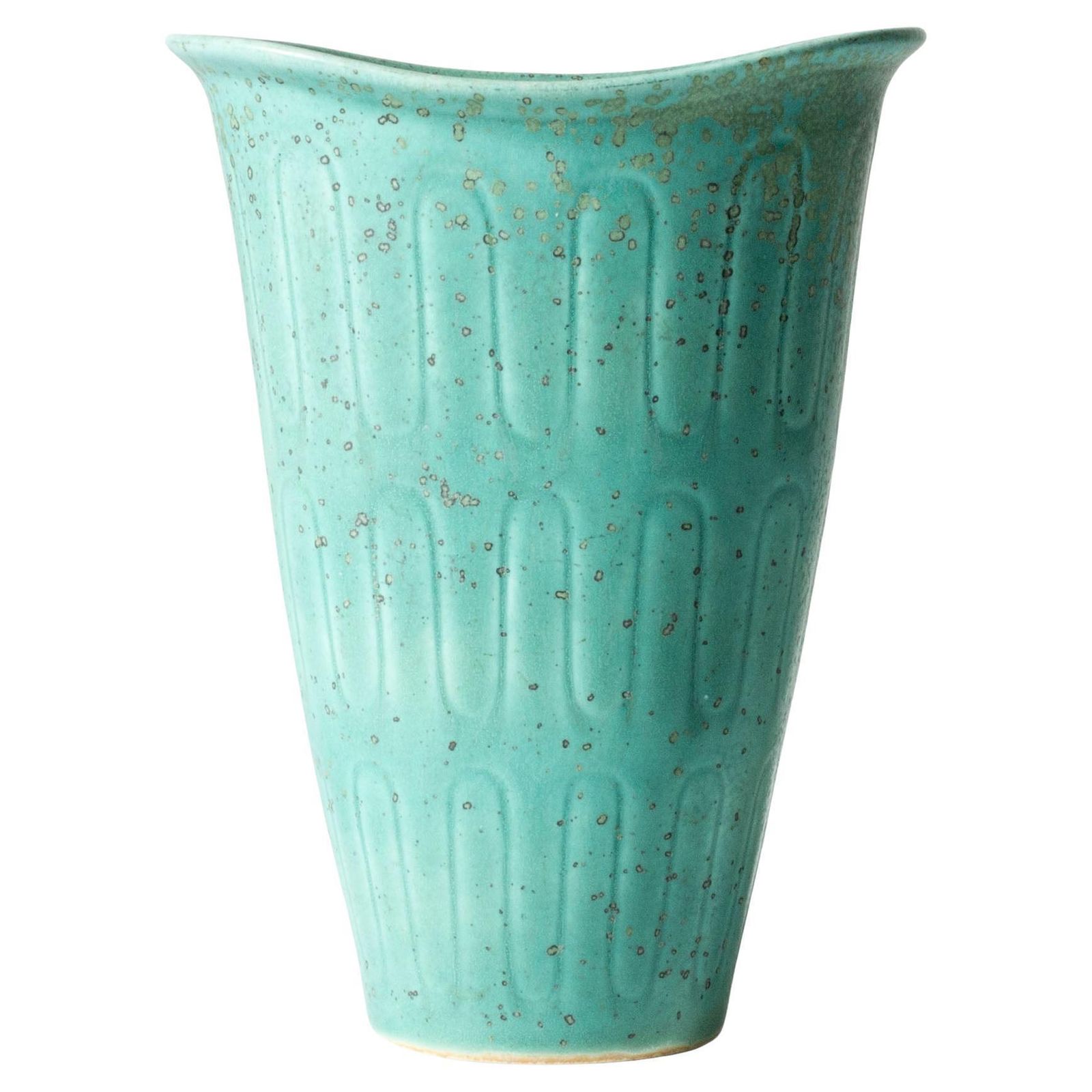 Midcentury Stoneware Vase By Gunnar Nylund For Rörstrand, Sweden, 1940s