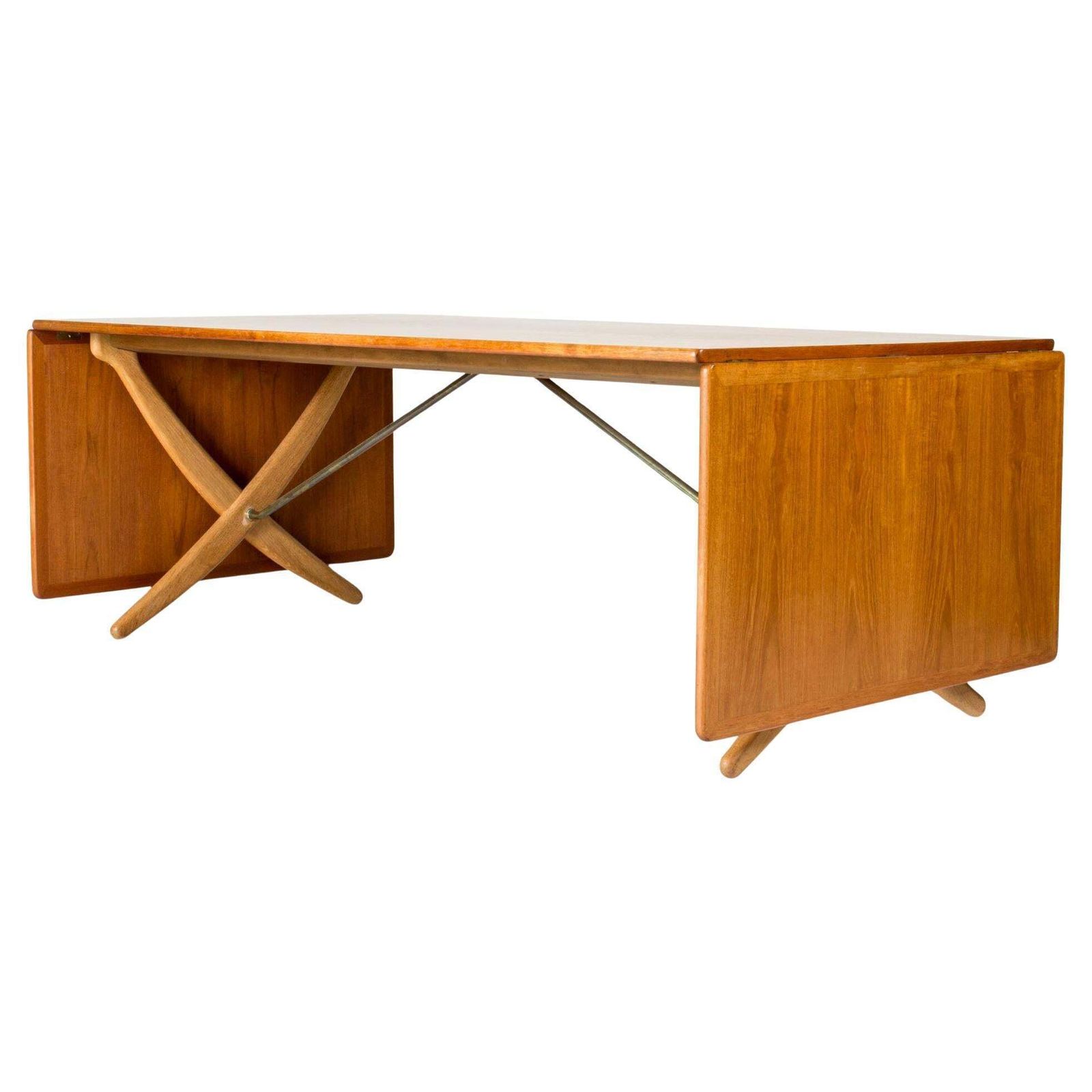 Mid-century "Sabre Leg" Dining Table van Hans J. Wegner, Denemarken, jaren 1960
