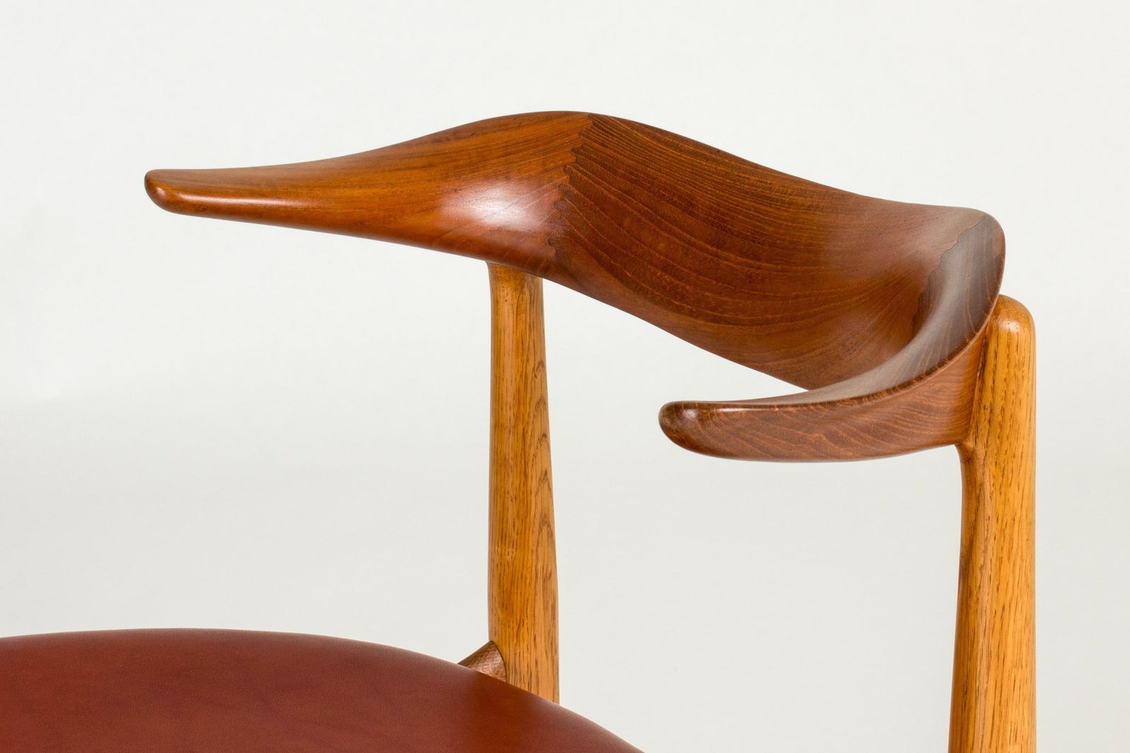 12 chaises de salle à manger « Cowhorn » par Knud Færch pour Slagelse Møbelværk, Danemark, années 1950 photo vinterior