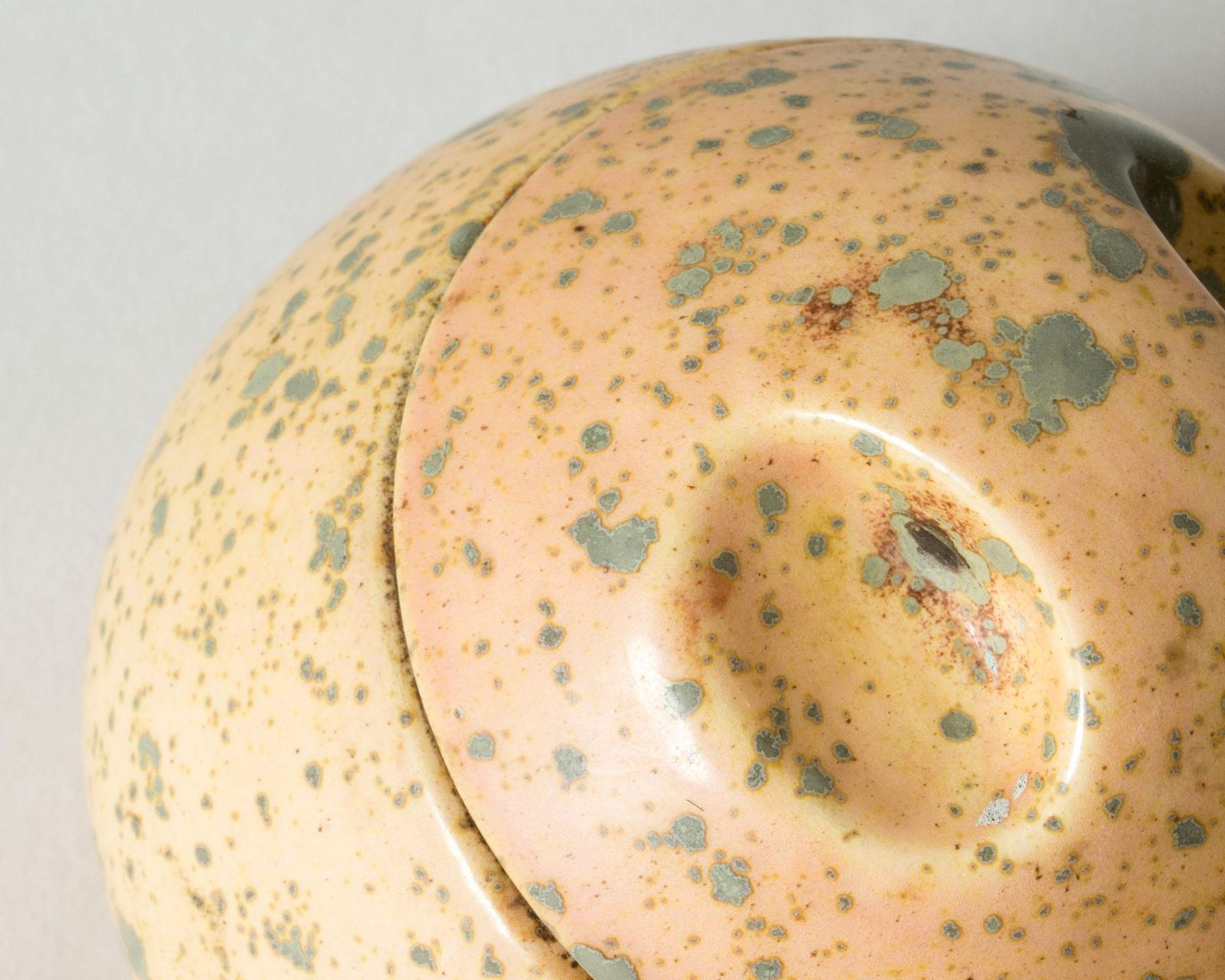 Scandinavian Modern Faience Jar By Hans Hedberg, Biot, France photo Home Decor