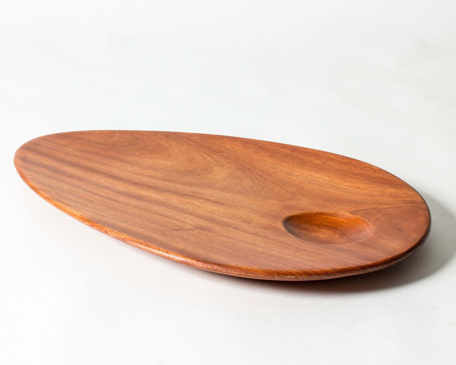 Plateau mid-century modern en bois par Sakari Pykälä, Finlande, années 1960 photo furniture