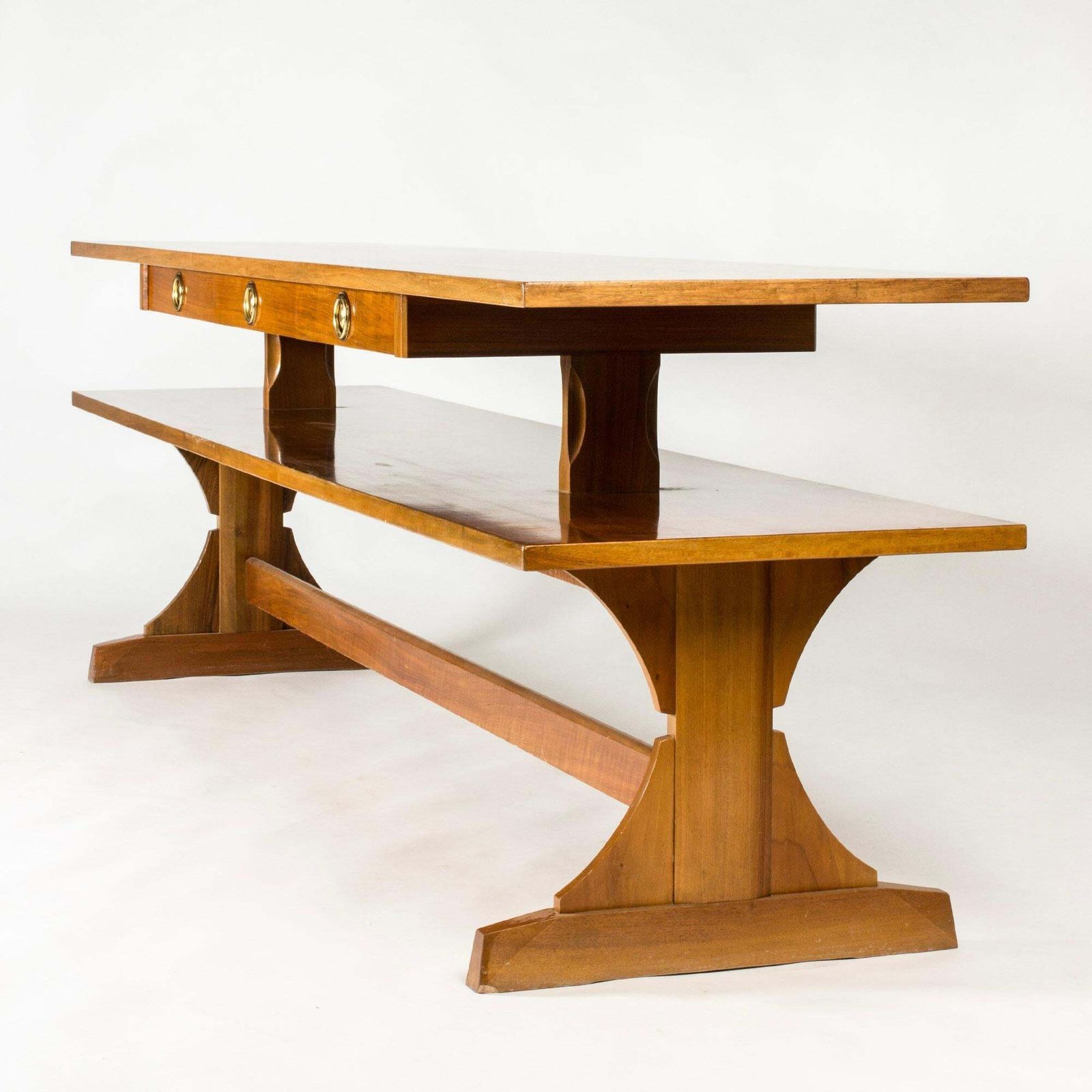 Midcentury Modern Library Table/Sideboard By Josef Frank, Svenskt Tenn, 1950s photo vinterior