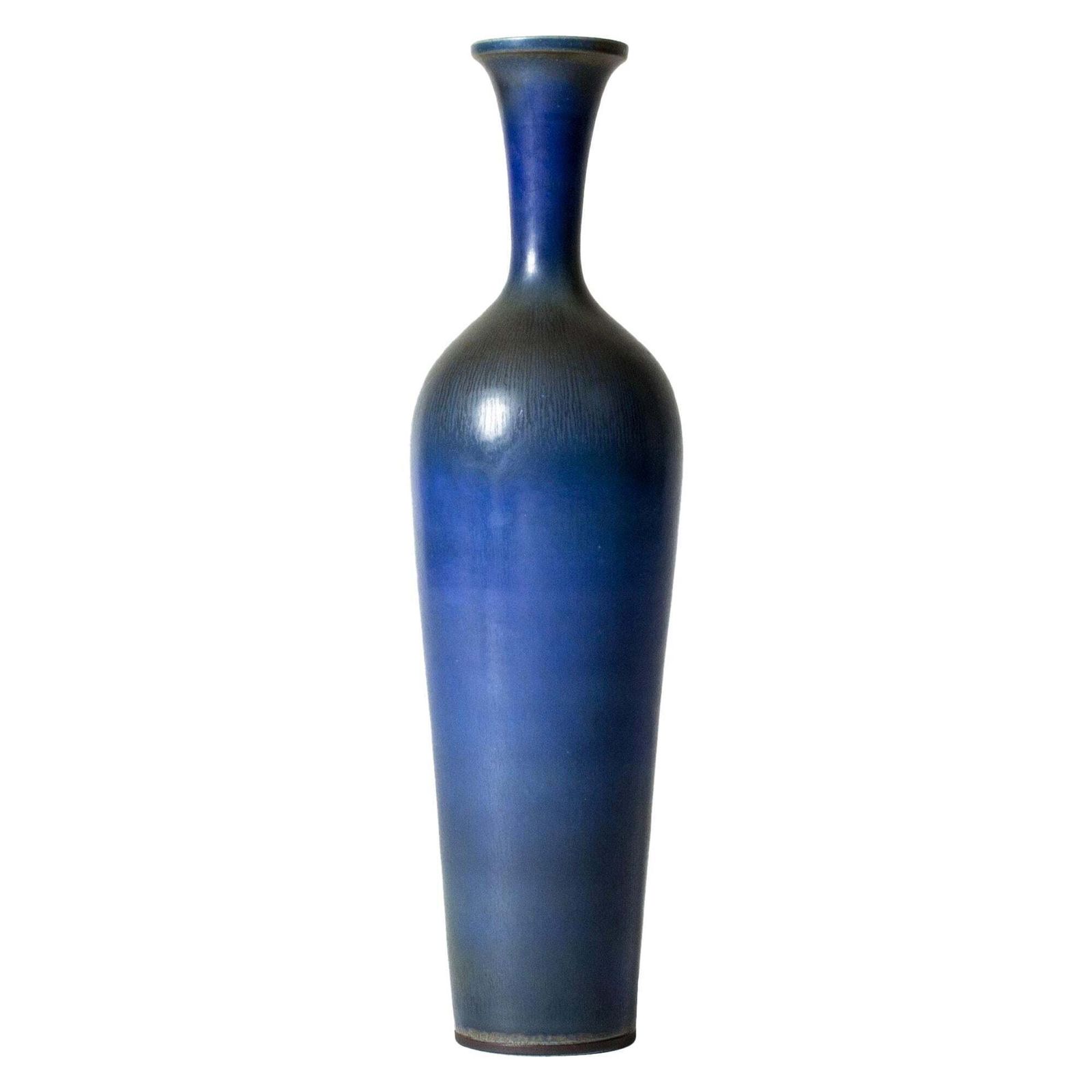 Midcentury Stoneware Vase By Berndt Friberg, Gustavsberg, Sweden, 1966