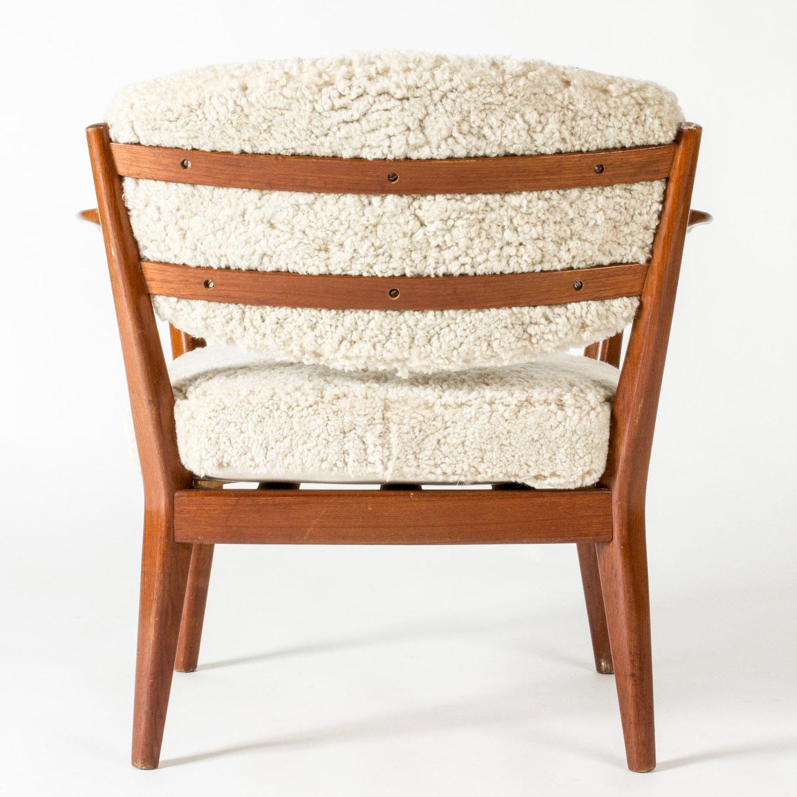 Fauteuils de salon mid-century modern par Fredrik Kayser, Norvège, années 1950 photo vintage