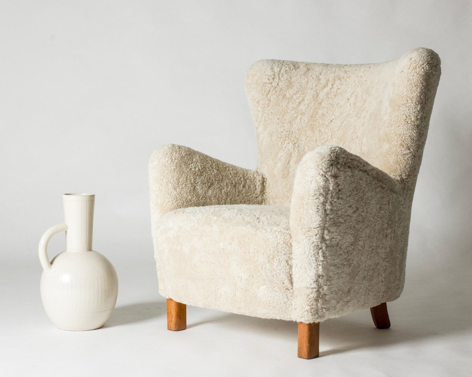 Midcentury Lounge Chair By Kai Kristiansen, Denmark, 1940s photo buy