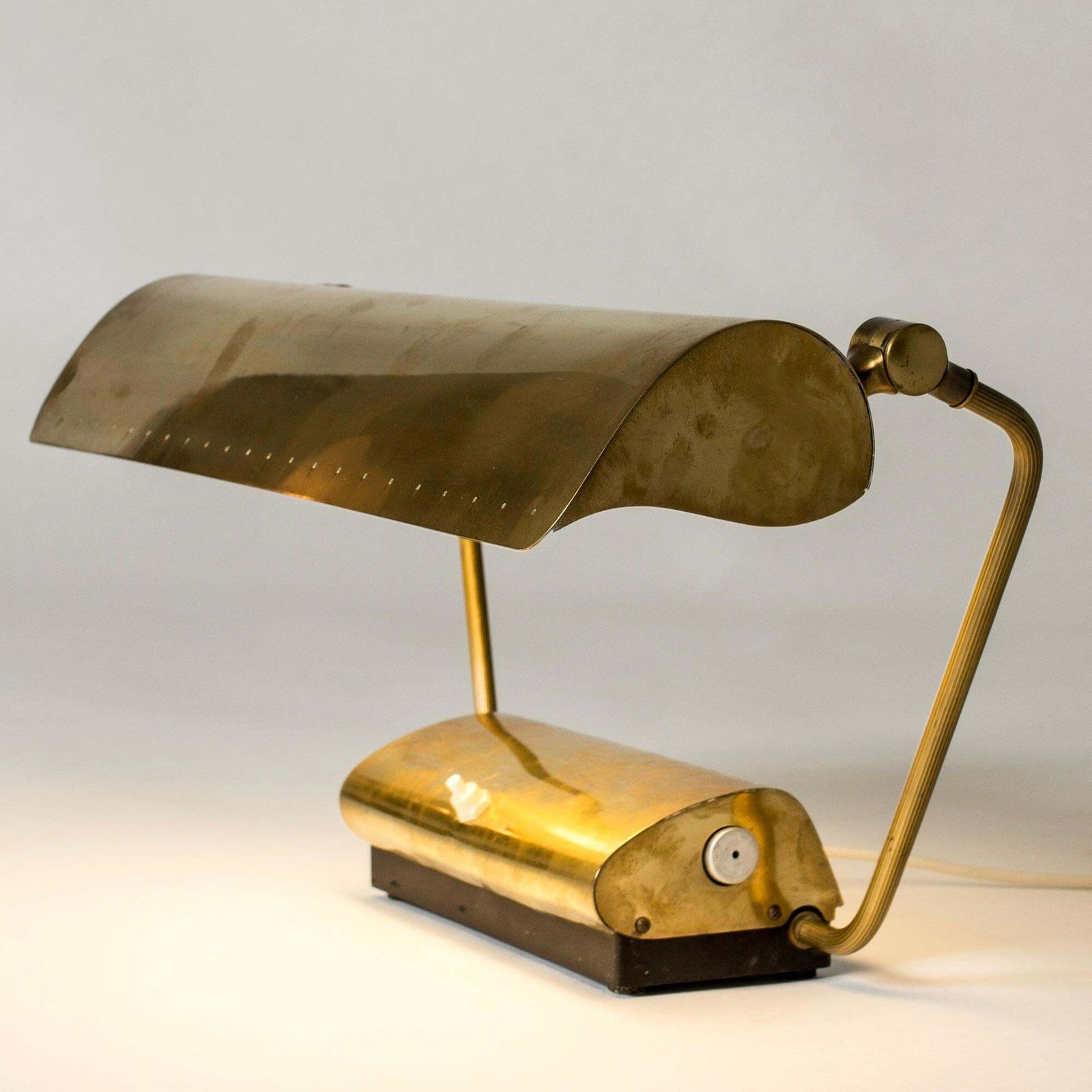 Mid-century Bureaulamp van Messing, Philips, Nederland, jaren 1940 photo Verlichting