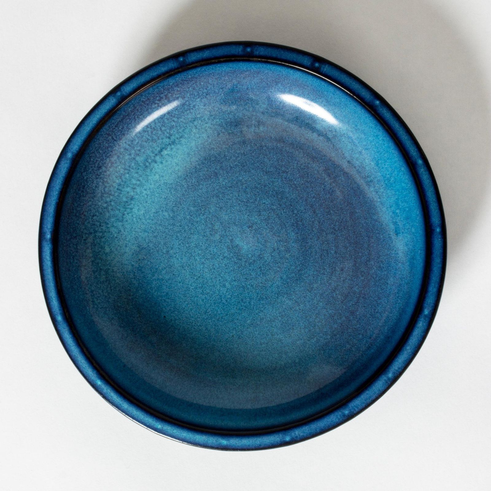 Stoneware "Farsta" Bowl By Wilhelm Kåge, Gustavsberg, Sweden, 1940s photo for sale