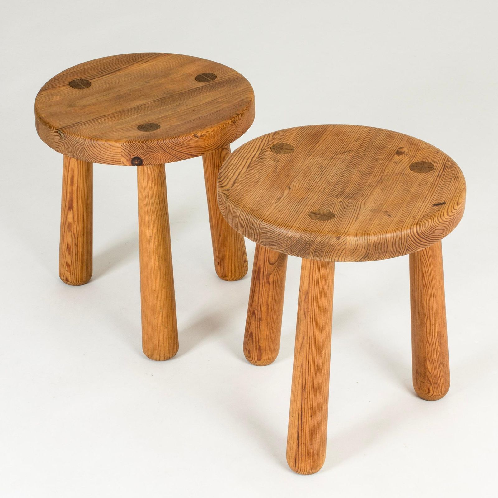Modernist "Utö" Stools By Axel Einar Hjorth, Nk, Sweden, 1930s photo for sale