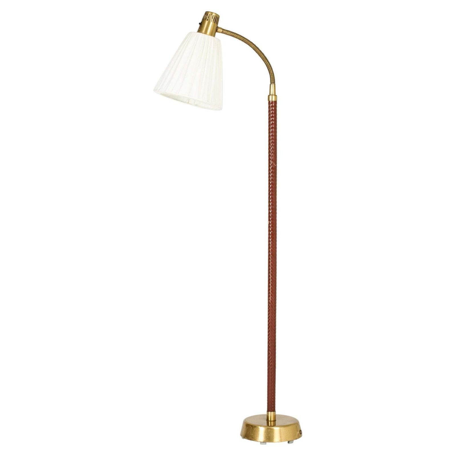 Scandinavian Vintage Vloerlamp van Hans Bergström, Ateljé Lyktan, Zweden, ca. jaren 1950
