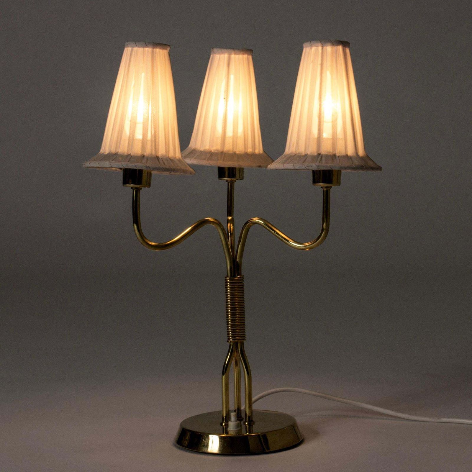 Lampe de table scandinave moderne Hans Bergström, Ateljé Lyktan, Suède, années 1940 photo buy