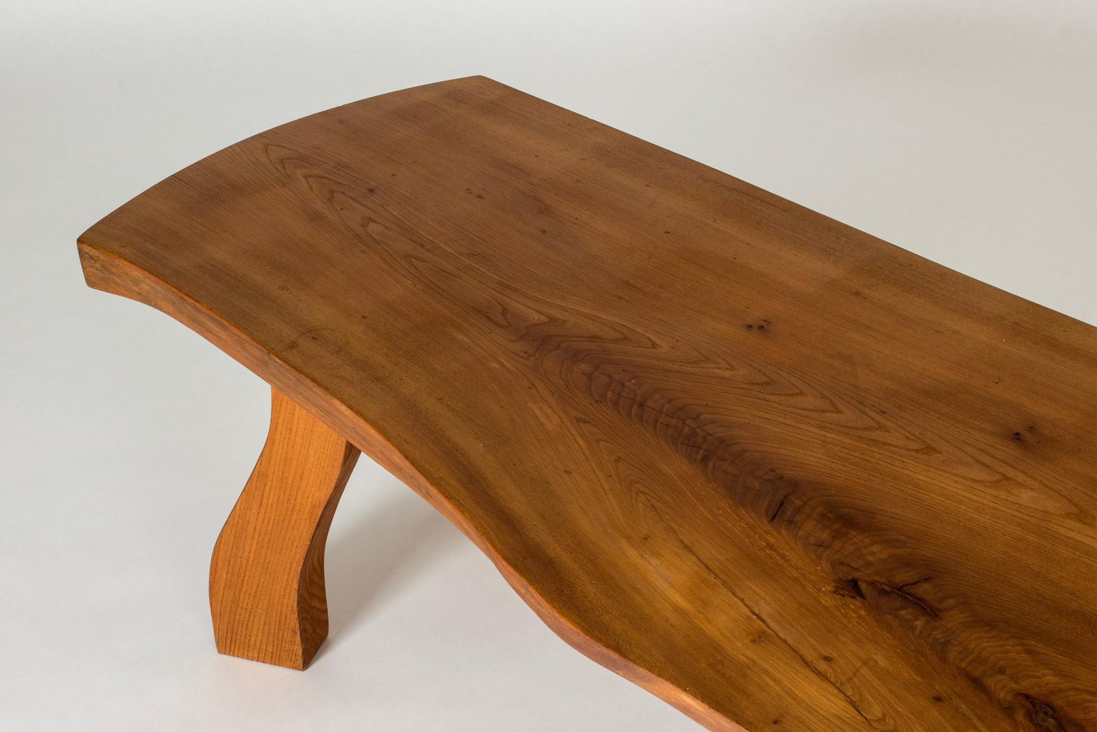 Organic Live Edge Elm Coffee Table By Peter Beijbom, Sweden, 1981 photo 3913.0