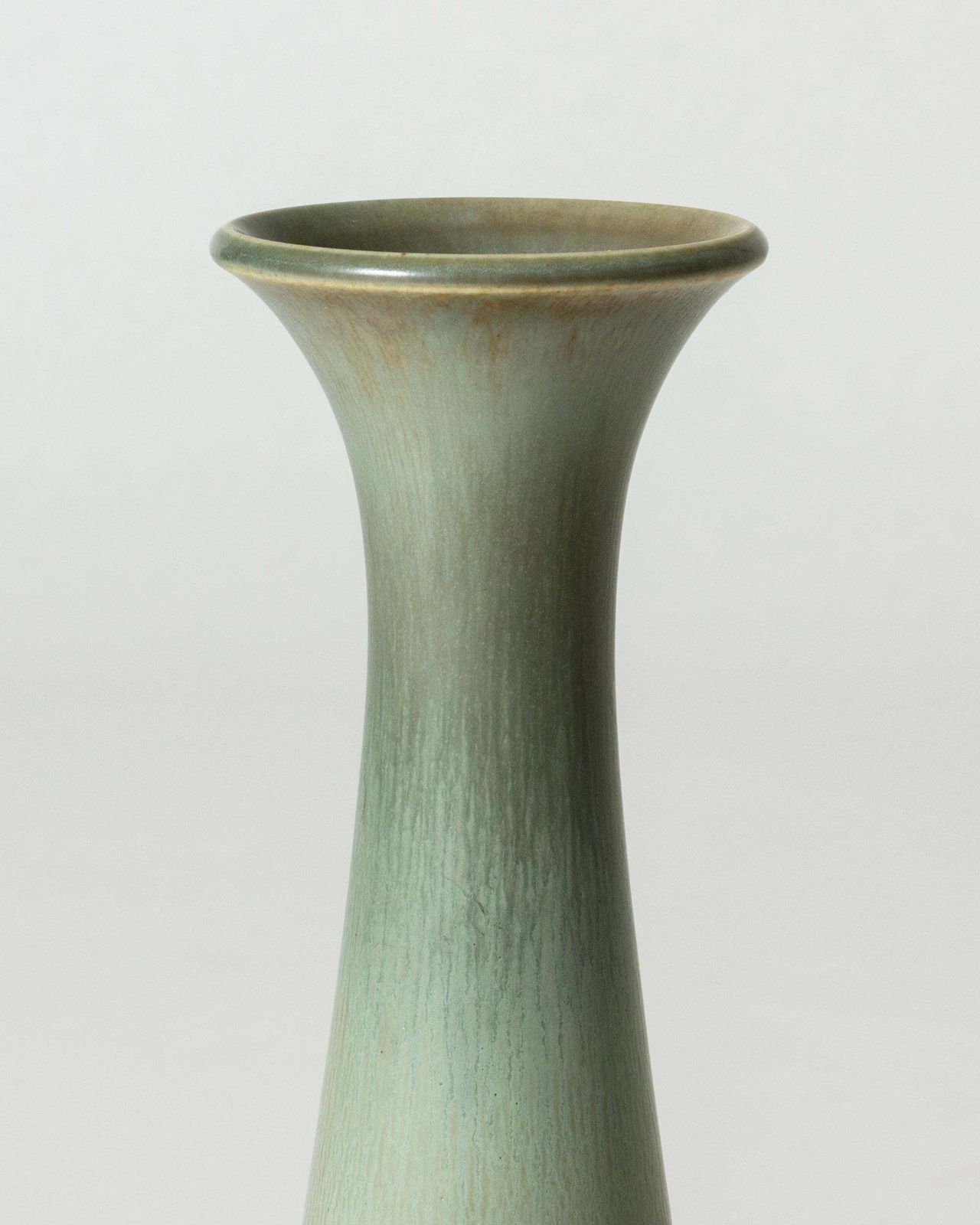 Midcentury Stoneware Vase By Berndt Friberg, Gustavsberg, Sweden, 1958 photo Home Decor