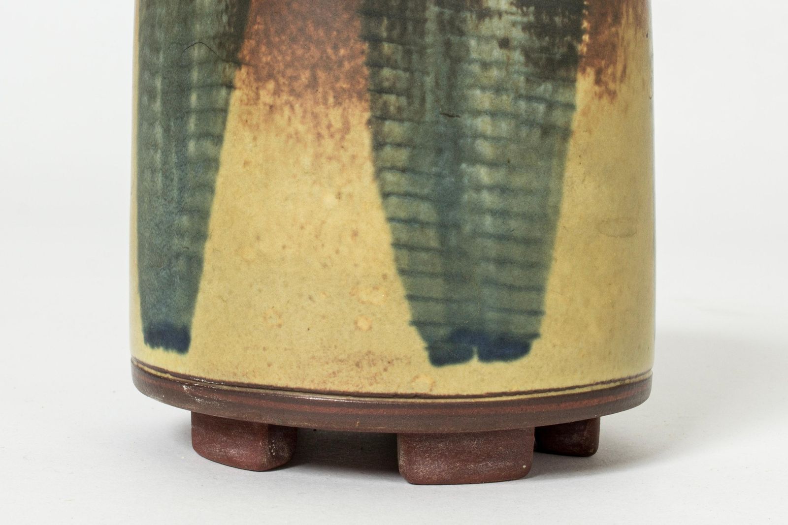 Stoneware "Farsta" vaas van Wilhelm Kåge, Gustavsberg, Zweden, jaren 1940 photo vinterior