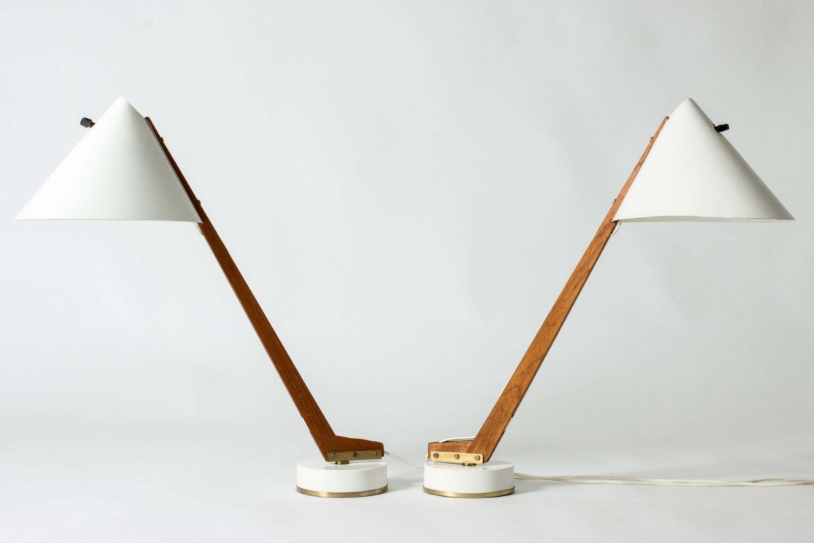 photo for sale Mid Century Modern Table Lamp By Hans Agne Jakobsson, Sweden, 1950s