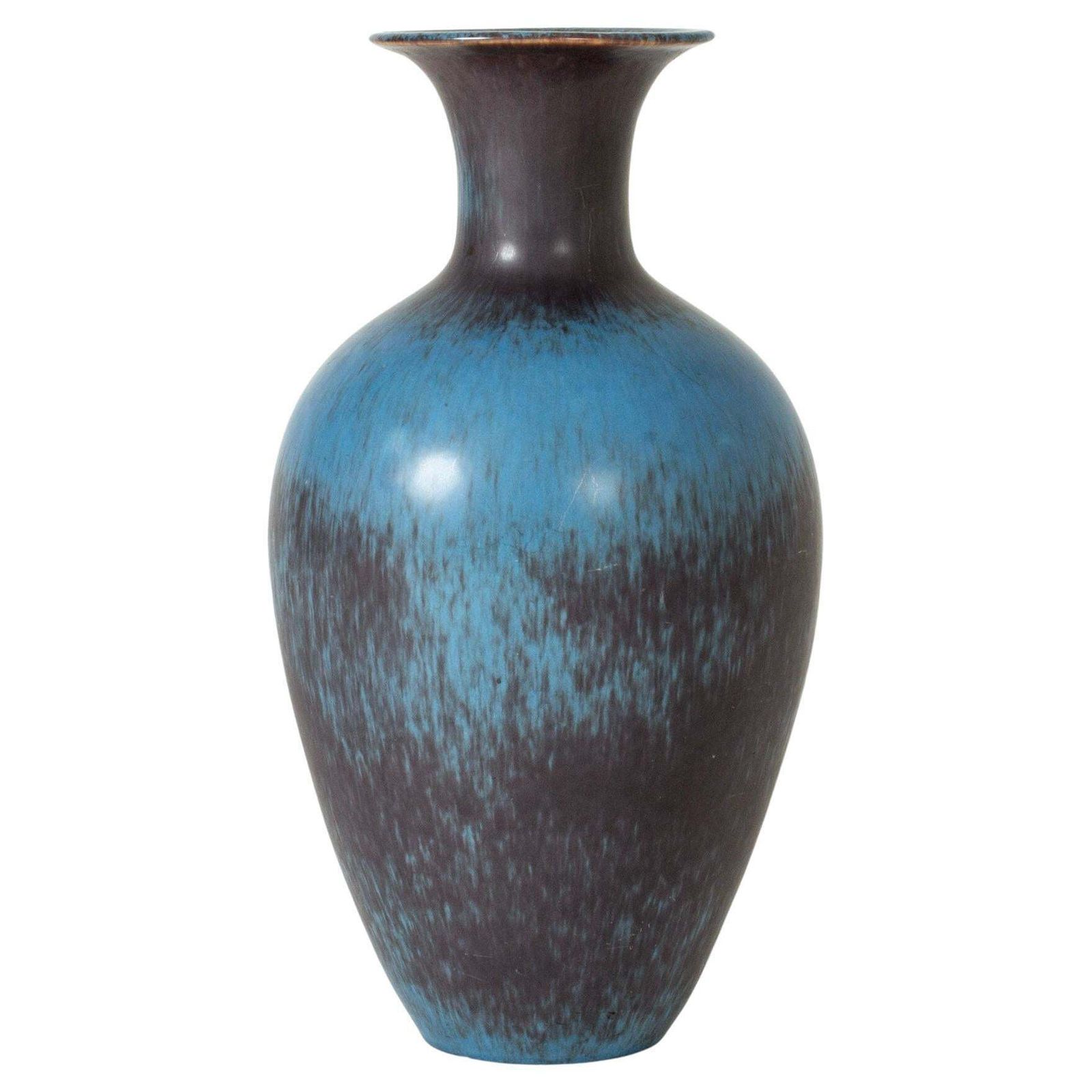 Vintage Mid-Century Stoneware Vloervaas van Gunnar Nylund, Zweden, jaren 1940